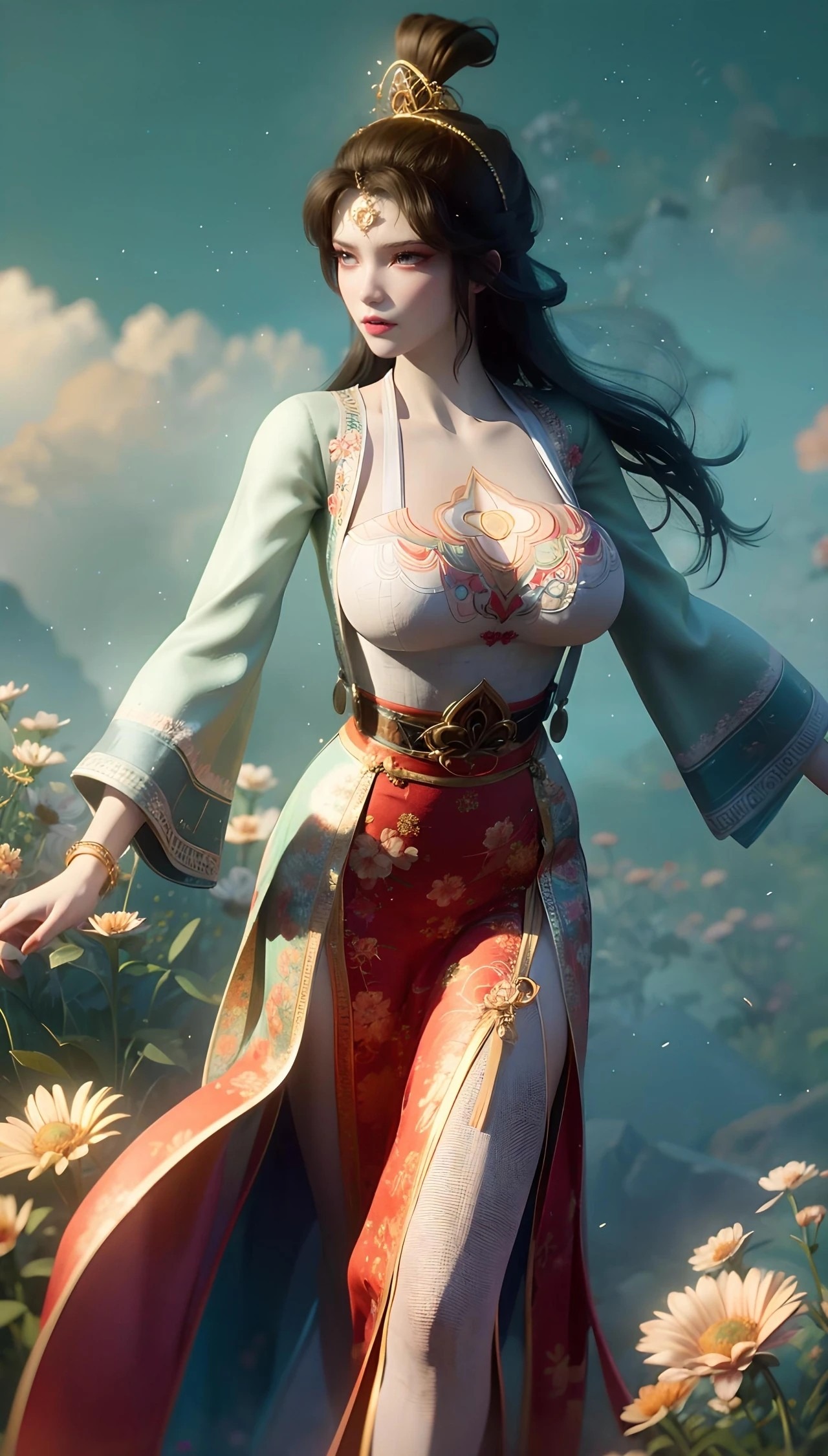 《仙逆》墨云妃角色高清图片 手机壁纸屏保锁屏 国漫修真人物形象图_01