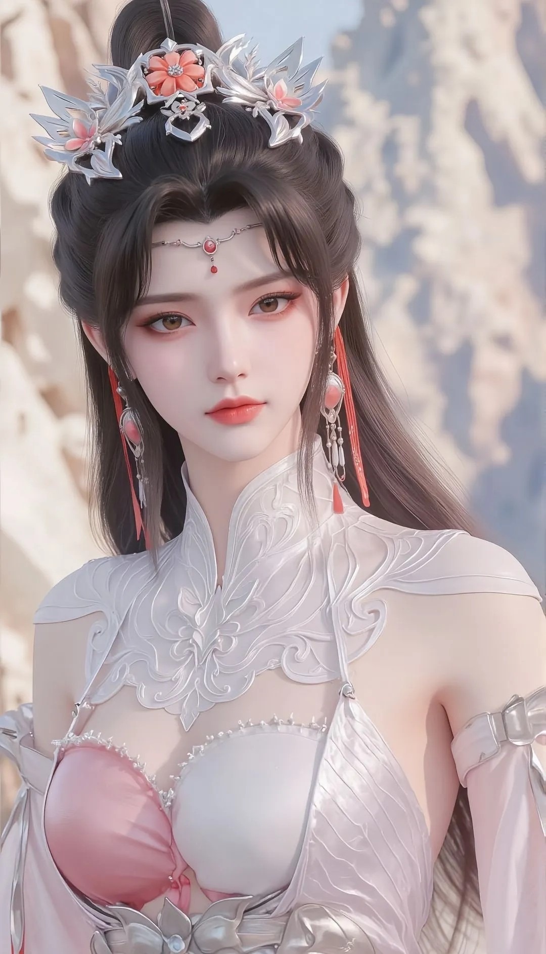 《仙逆》柳眉角色高清图片 手机壁纸屏保锁屏 国漫修真人物形象图_19