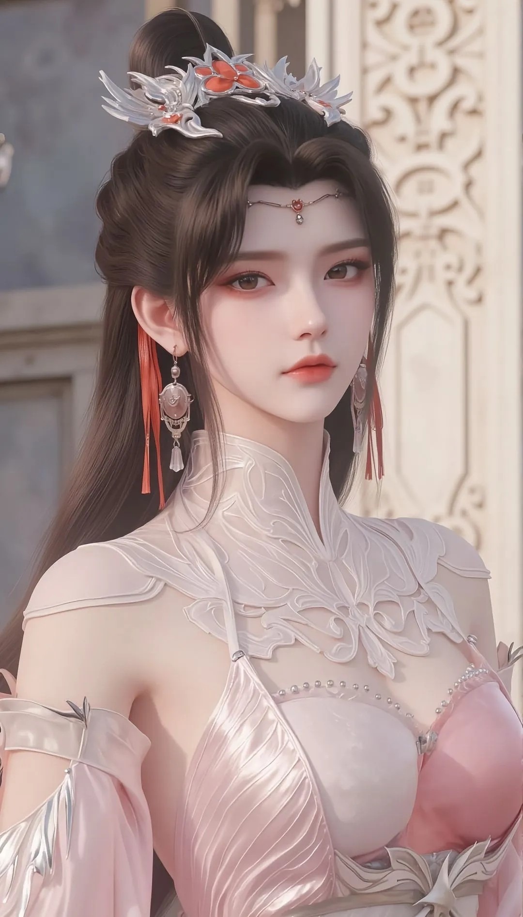 《仙逆》柳眉角色高清图片 手机壁纸屏保锁屏 国漫修真人物形象图_14