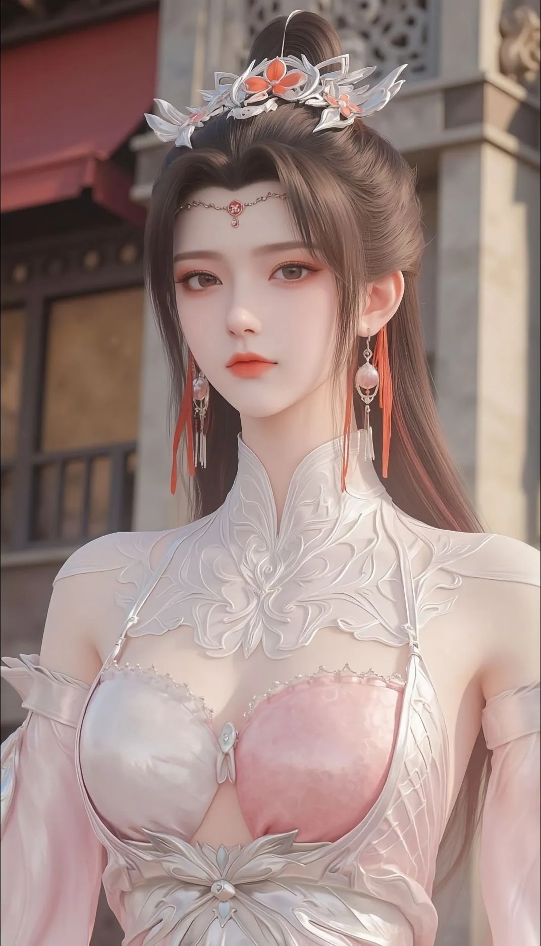 《仙逆》柳眉角色高清图片 手机壁纸屏保锁屏 国漫修真人物形象图_02