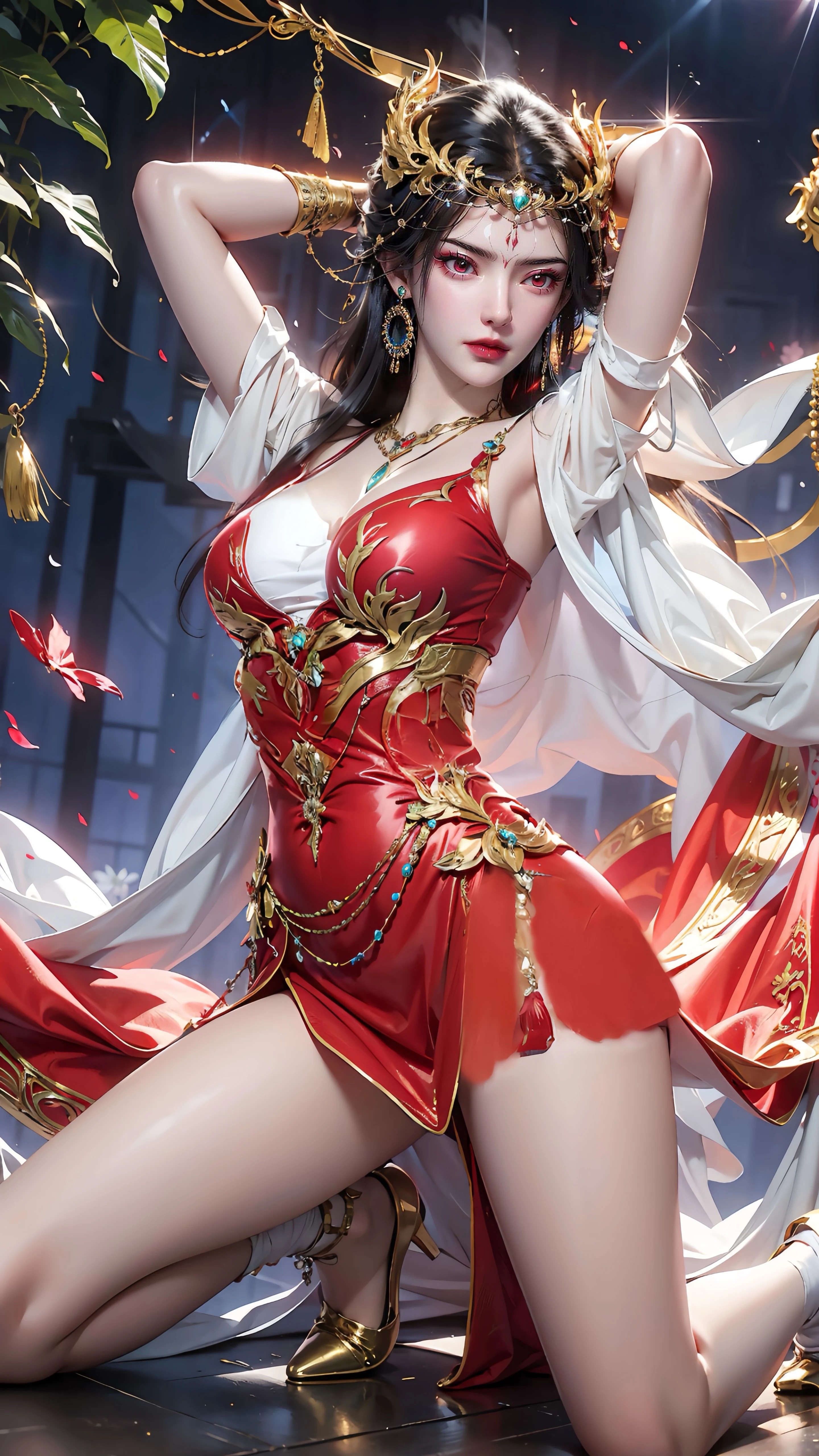 《仙逆》红蝶角色高清图片 手机壁纸屏保锁屏 国漫修真人物形象图_02