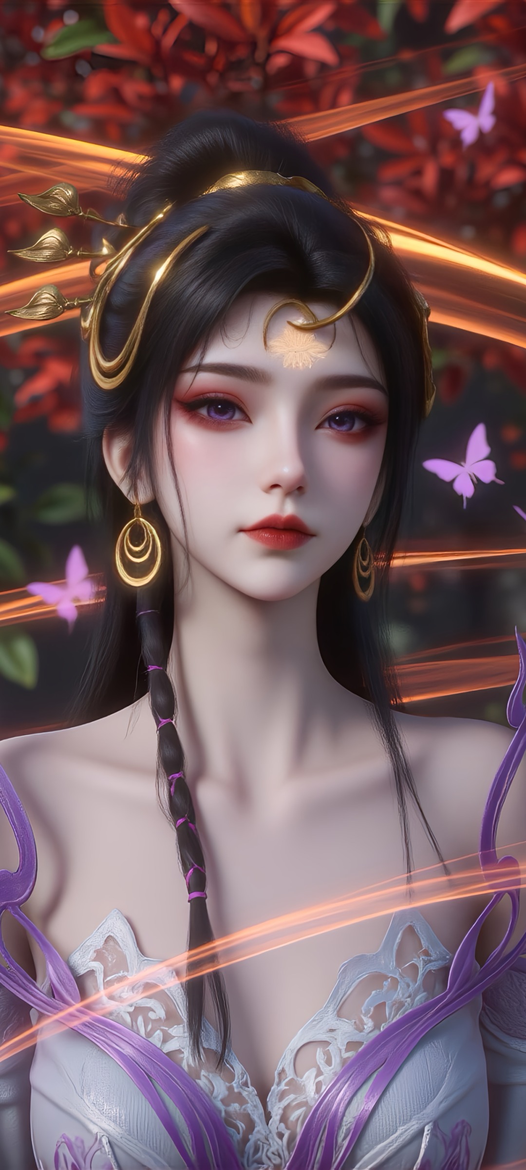 《仙逆》魅姬角色高清图片 手机壁纸屏保锁屏 国漫修真人物形象图_14