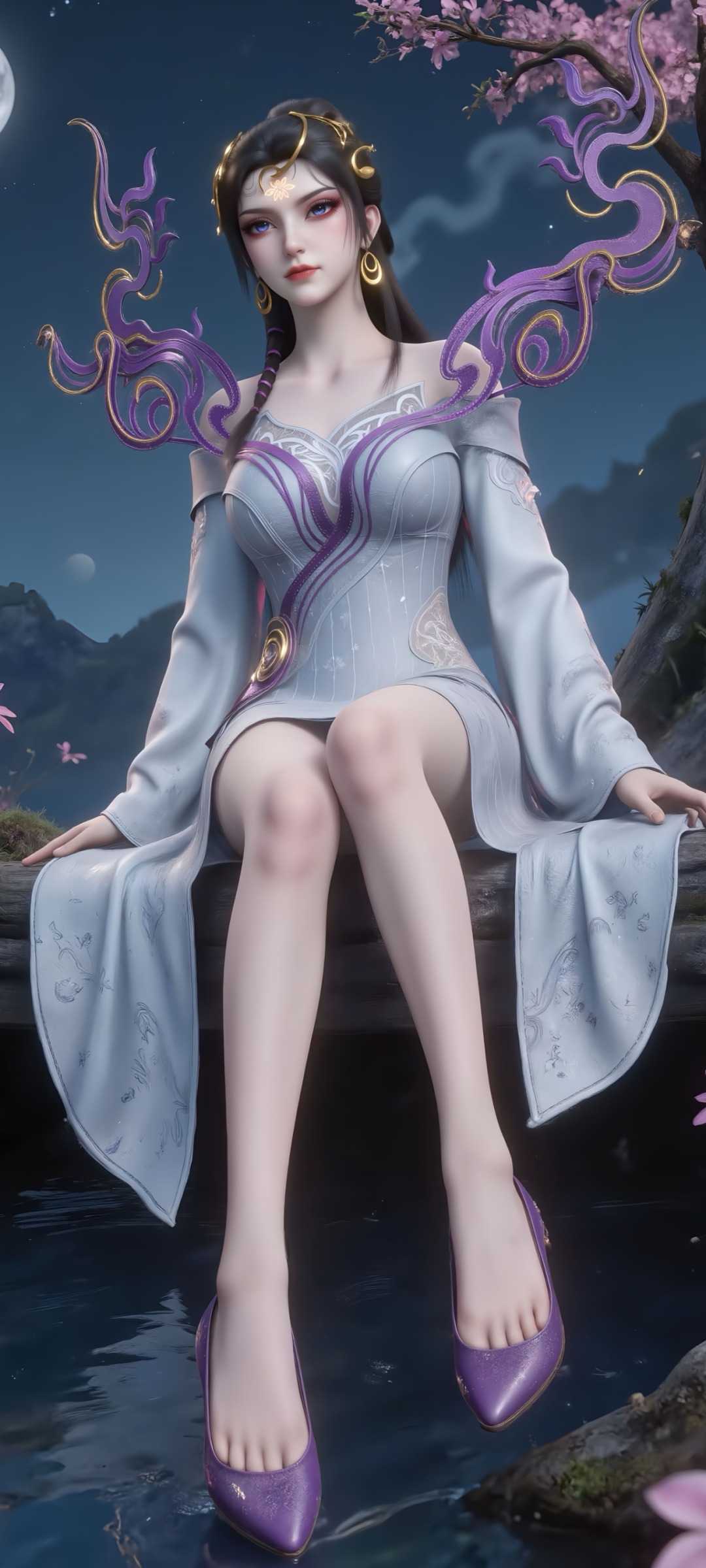 《仙逆》魅姬角色高清图片 手机壁纸屏保锁屏 国漫修真人物形象图_12