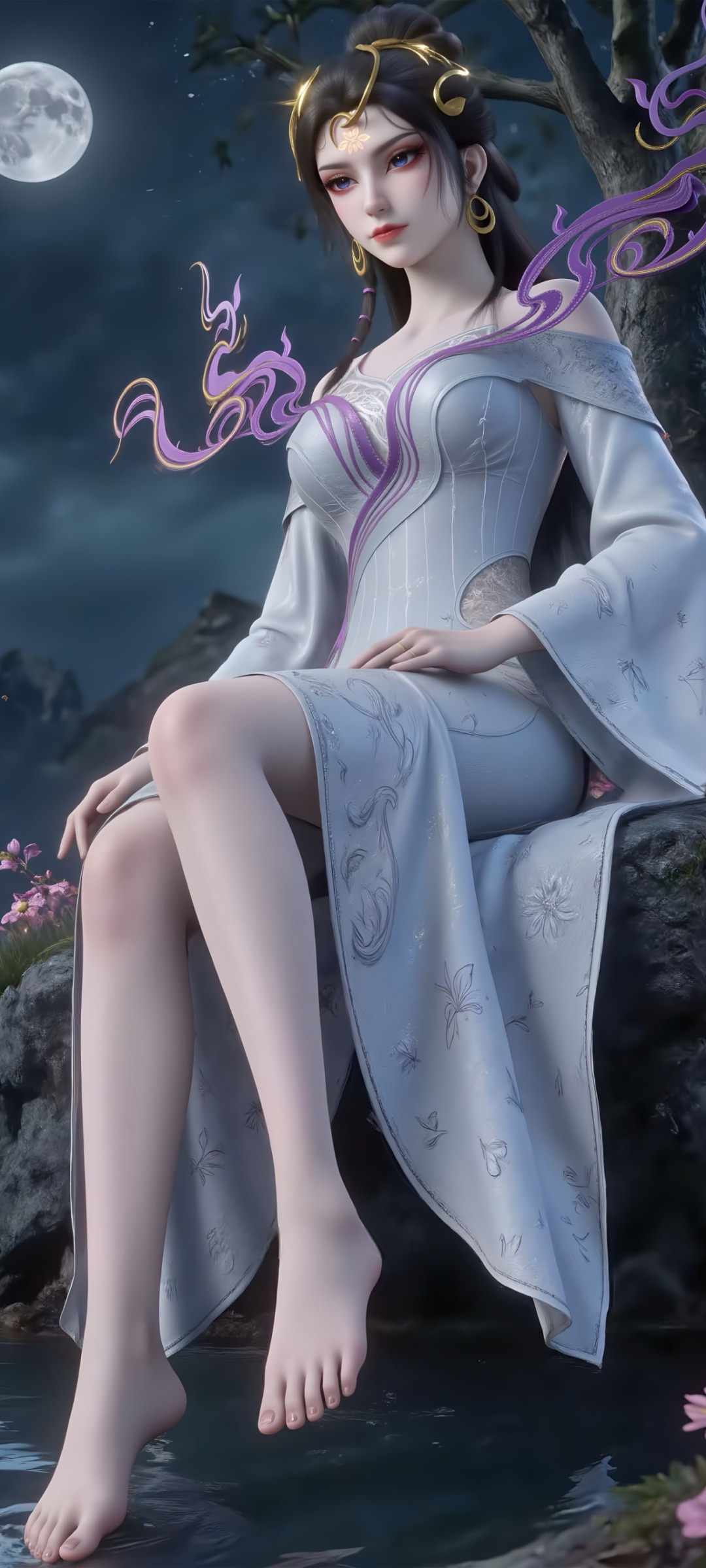 《仙逆》魅姬角色高清图片 手机壁纸屏保锁屏 国漫修真人物形象图_10