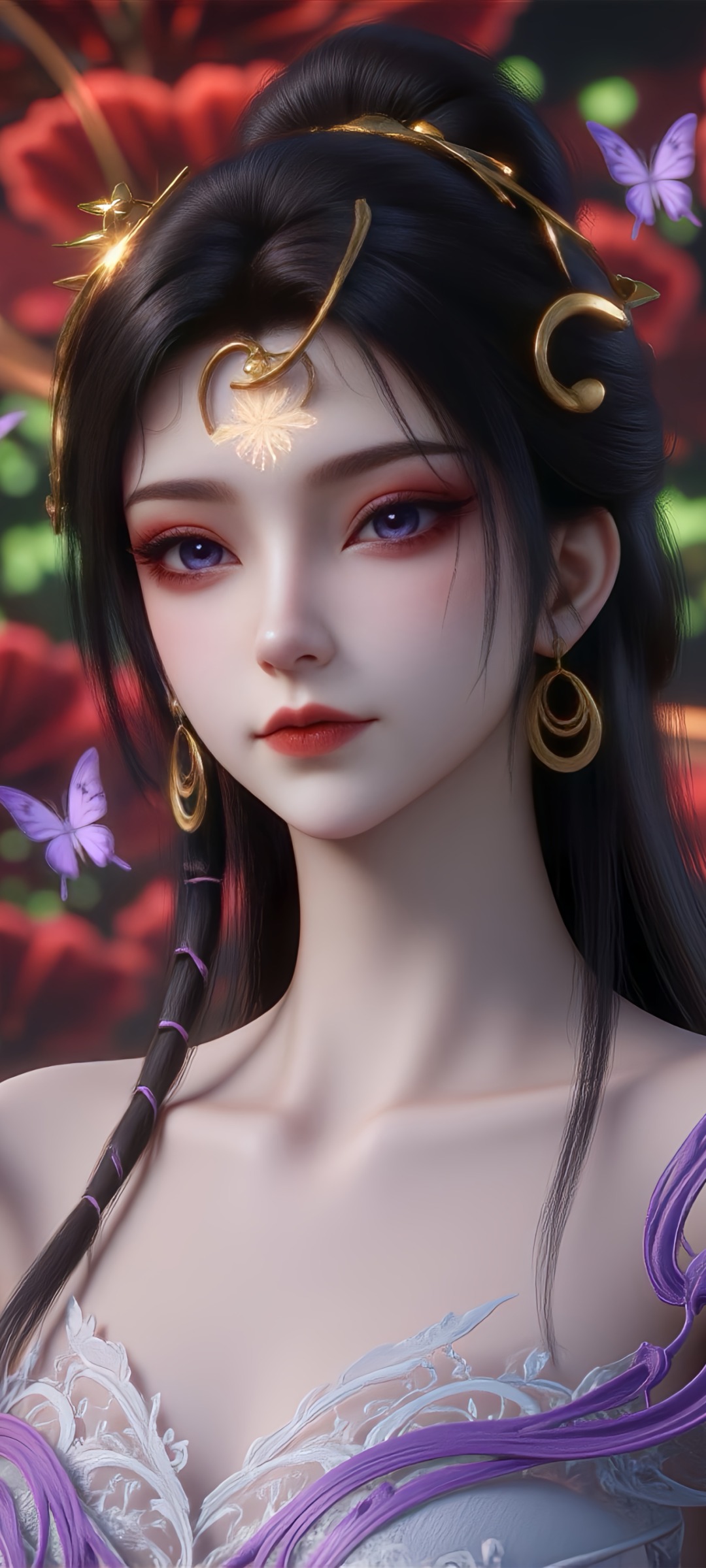 《仙逆》魅姬角色高清图片 手机壁纸屏保锁屏 国漫修真人物形象图_06