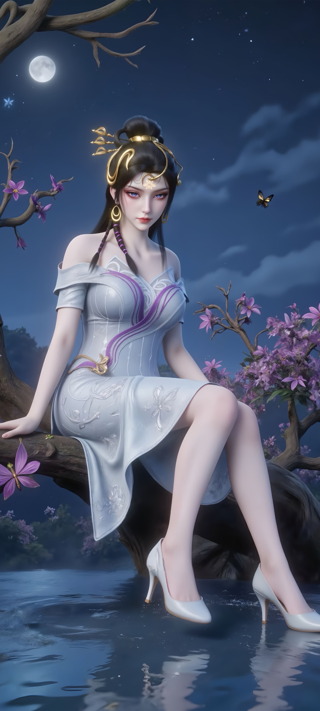 《仙逆》魅姬角色高清图片 手机壁纸屏保锁屏 国漫修真人物形象图_01