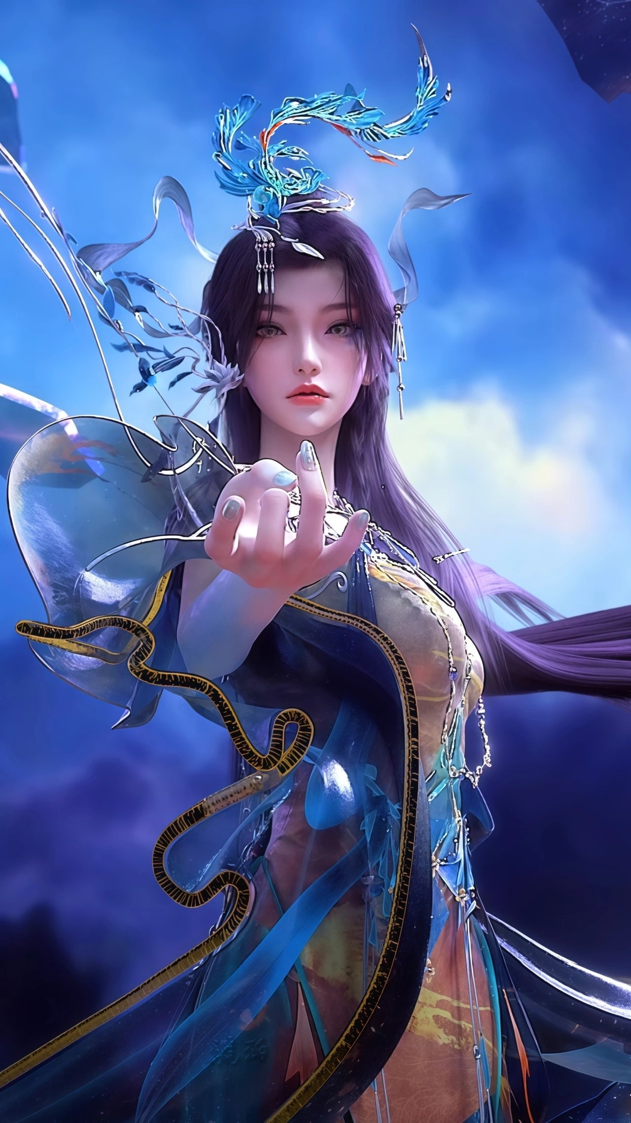 《云深不知梦》云望舒角色高清手机壁纸 古风动漫人物形象图_33