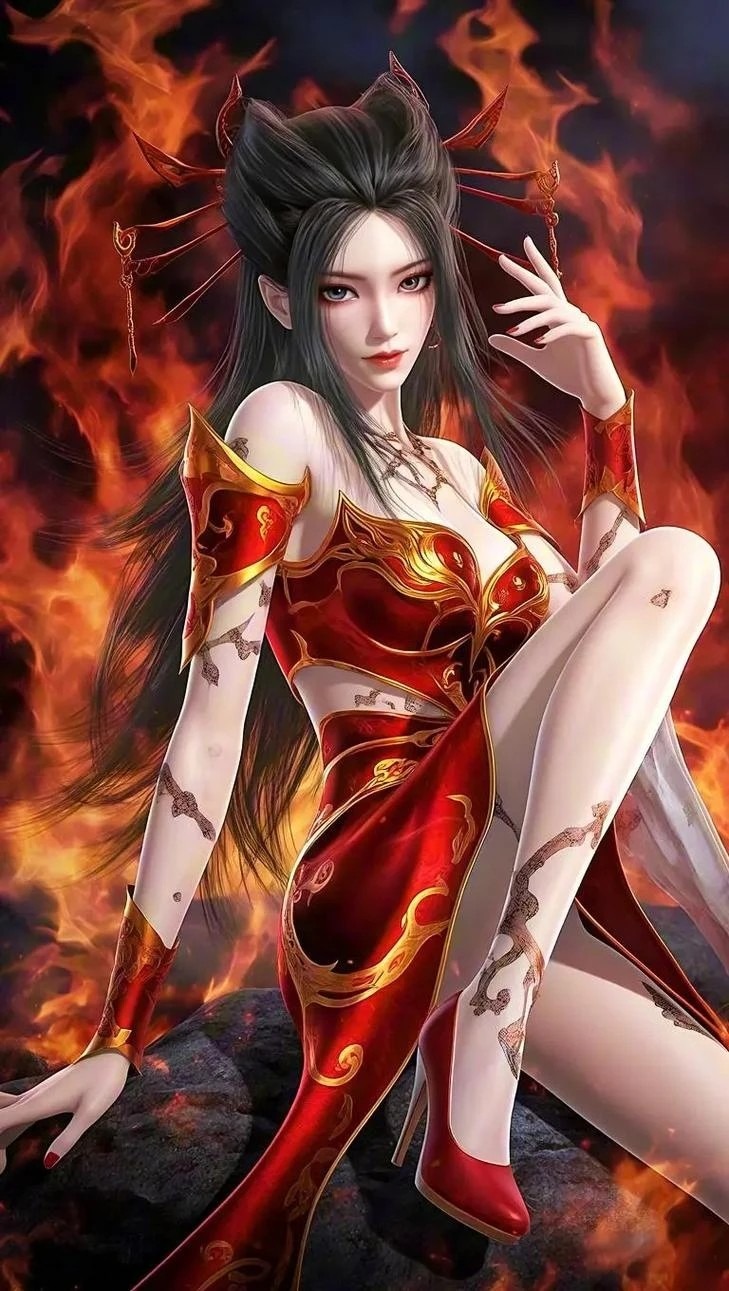 焰灵姬高清图片 天行九歌角色壁纸 手机壁纸