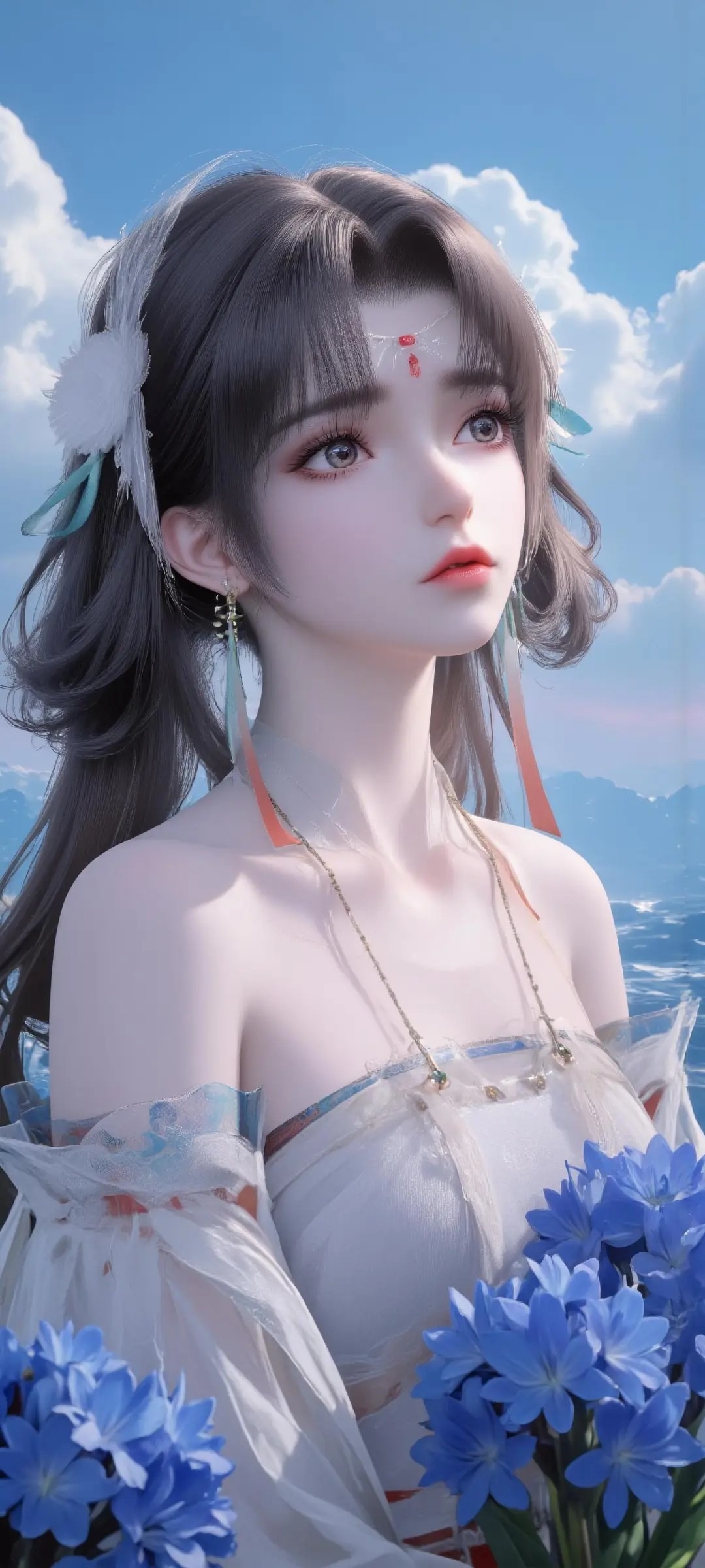 月莹高清图片 山海伏魔录角色壁纸 手机壁纸