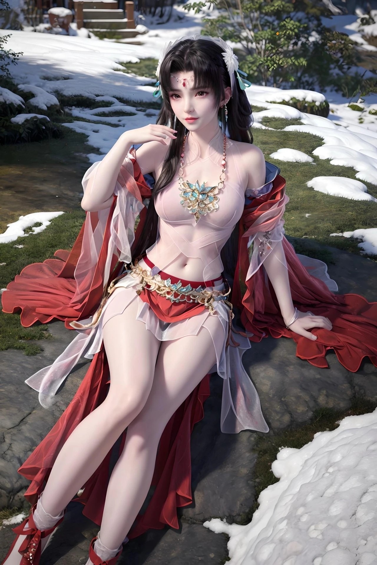 月莹高清图片 山海伏魔录角色壁纸 手机壁纸