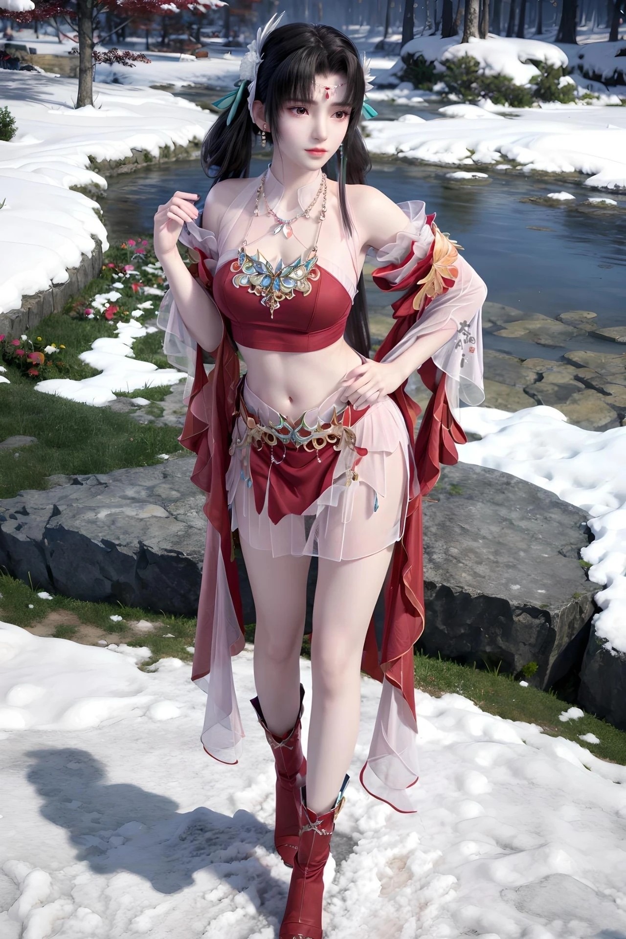 月莹高清图片 山海伏魔录角色壁纸 手机壁纸