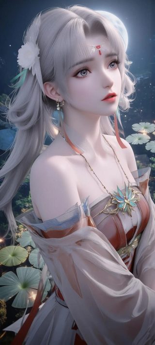 月莹高清图片_山海伏魔录角色壁纸_手机壁纸4K无水印下载