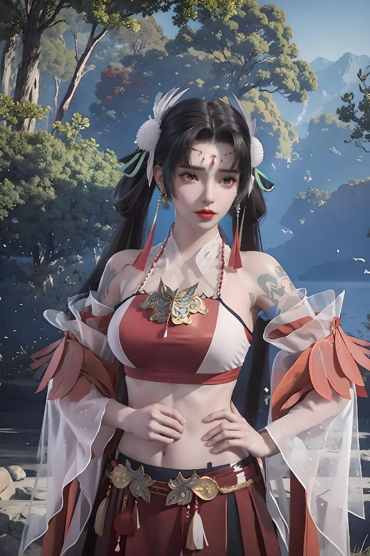 月莹高清图片 山海伏魔录角色壁纸 手机壁纸