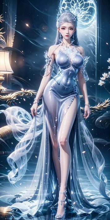 雪女高清图片_斗罗大陆角色壁纸_手机壁纸4K无水印下载