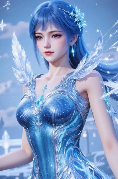 雪女高清图片_斗罗大陆角色壁纸_手机壁纸4K无水印下载