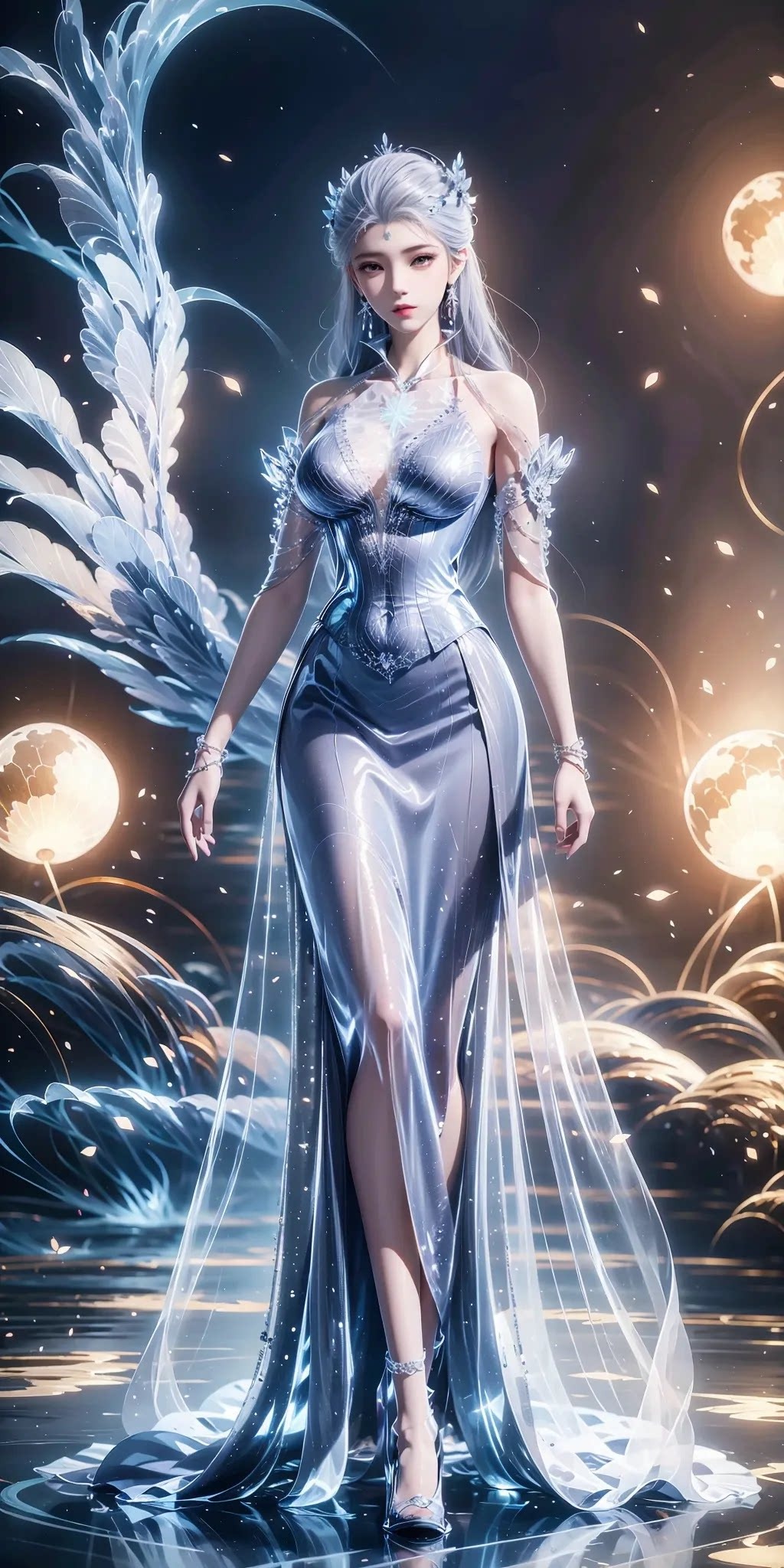 雪女高清图片 斗罗大陆角色壁纸 手机壁纸