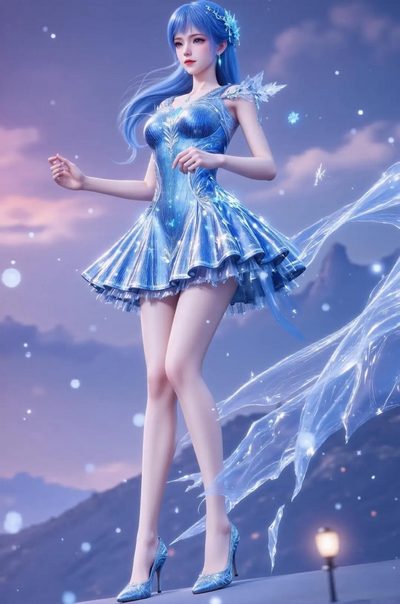 雪女高清图片_斗罗大陆角色壁纸_手机壁纸4K无水印下载