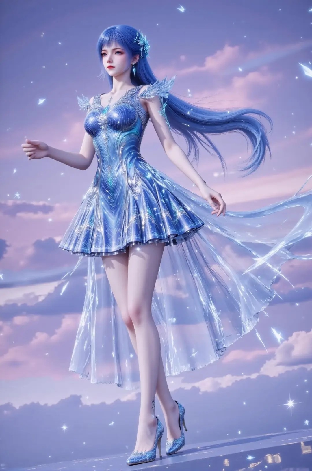 雪女高清图片 斗罗大陆角色壁纸 手机壁纸