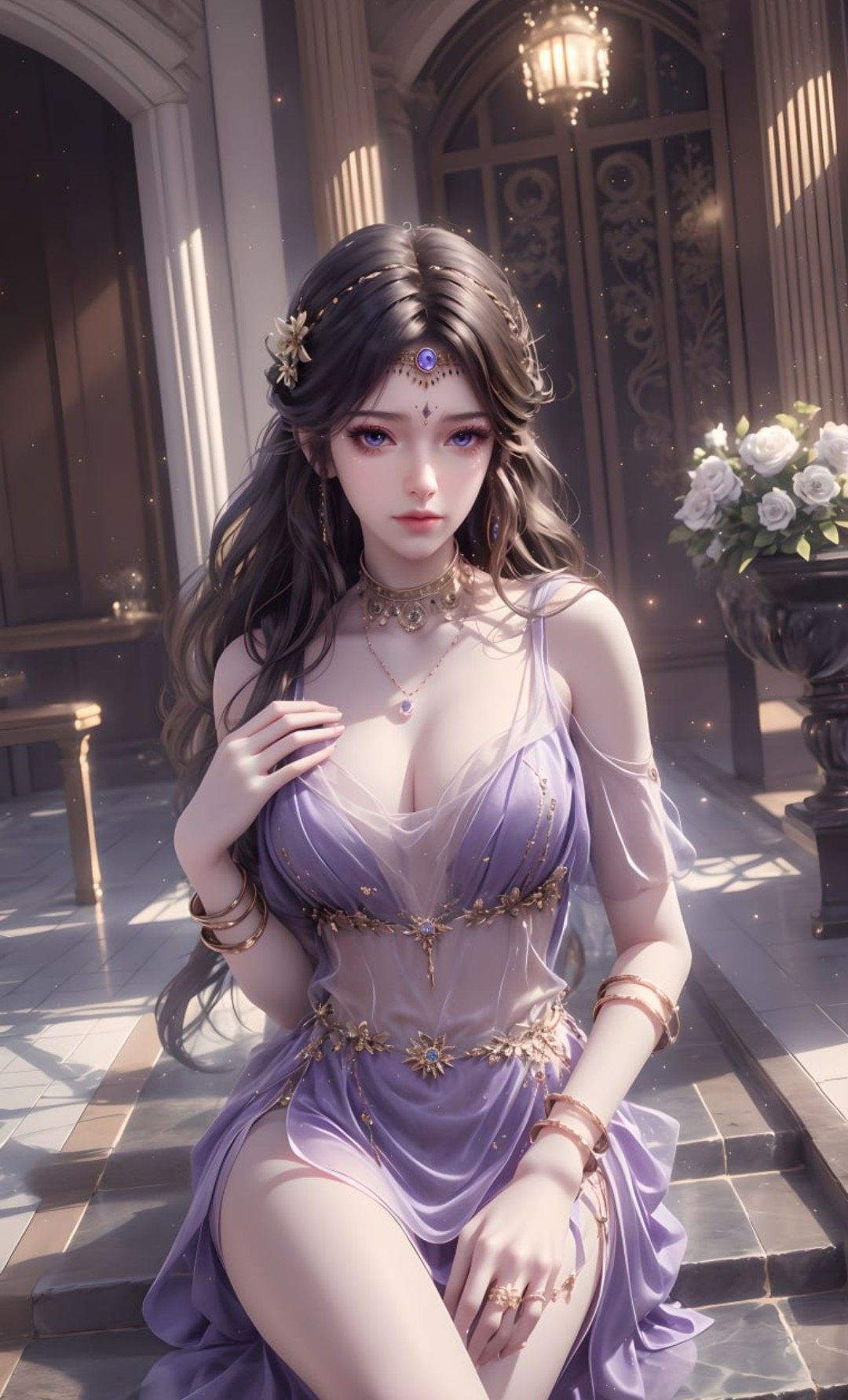 倪克斯高清图片 斩神之凡尘神域角色壁纸 手机壁纸