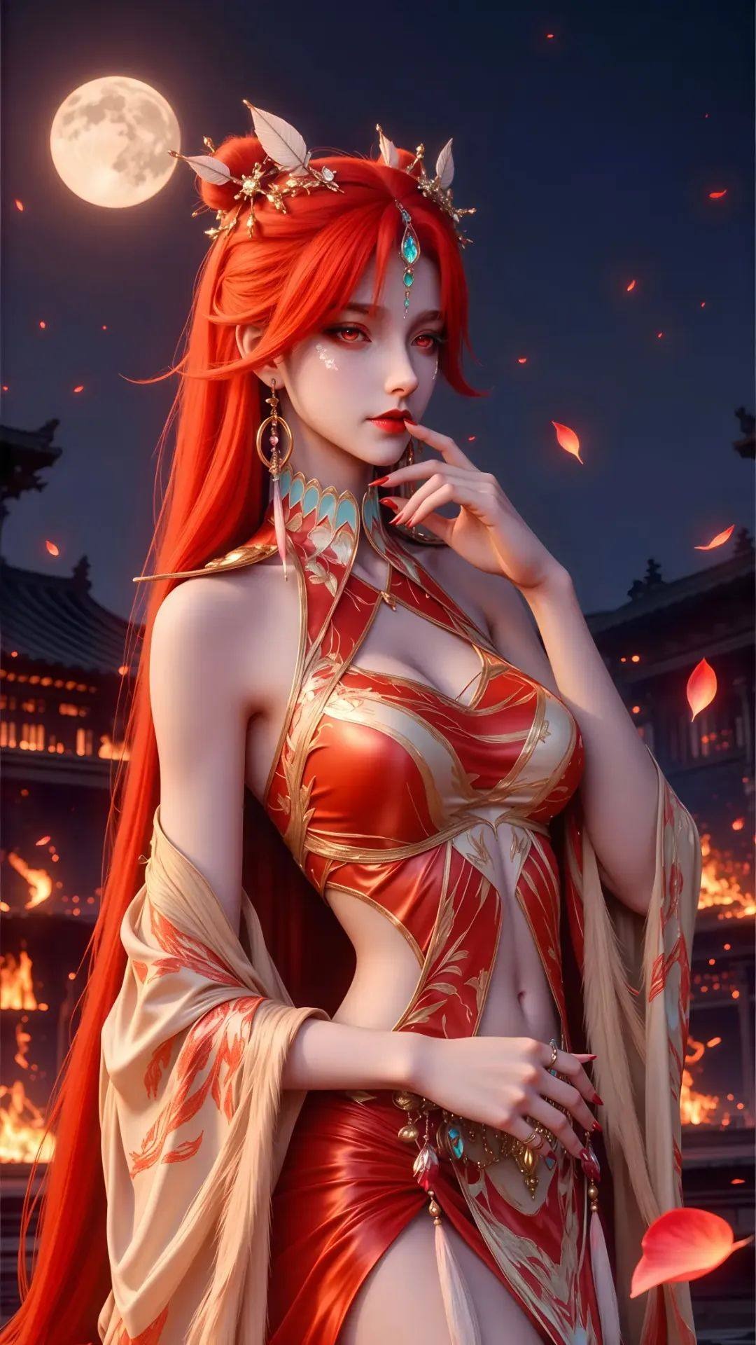 柳七月高清图片 沧元图角色壁纸 手机壁纸