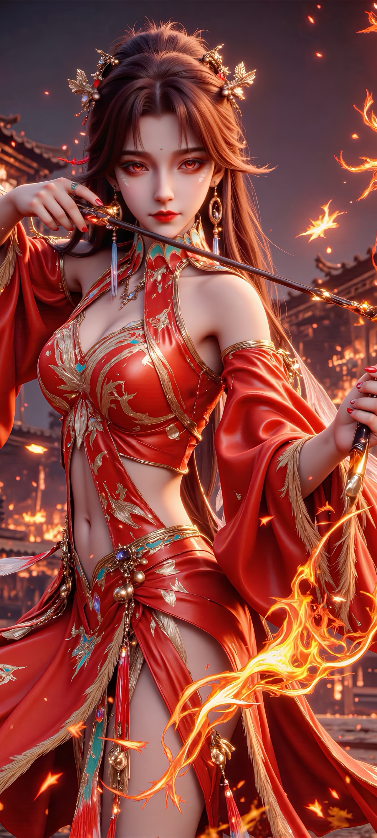 柳七月高清图片 沧元图角色壁纸 手机壁纸