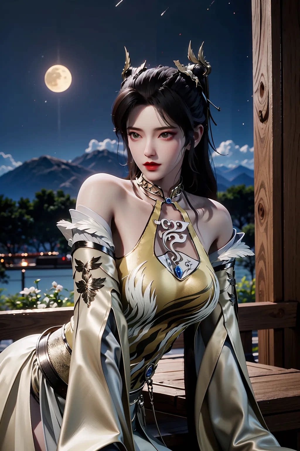 雪落兮高清图片 灵武大陆角色壁纸 手机壁纸