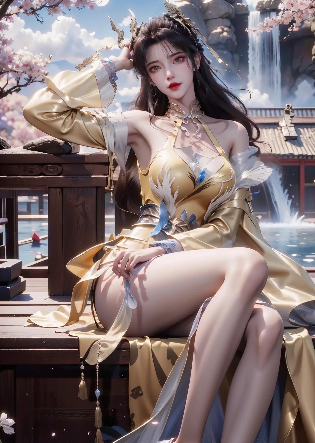 雪落兮高清图片 灵武大陆角色壁纸 手机壁纸