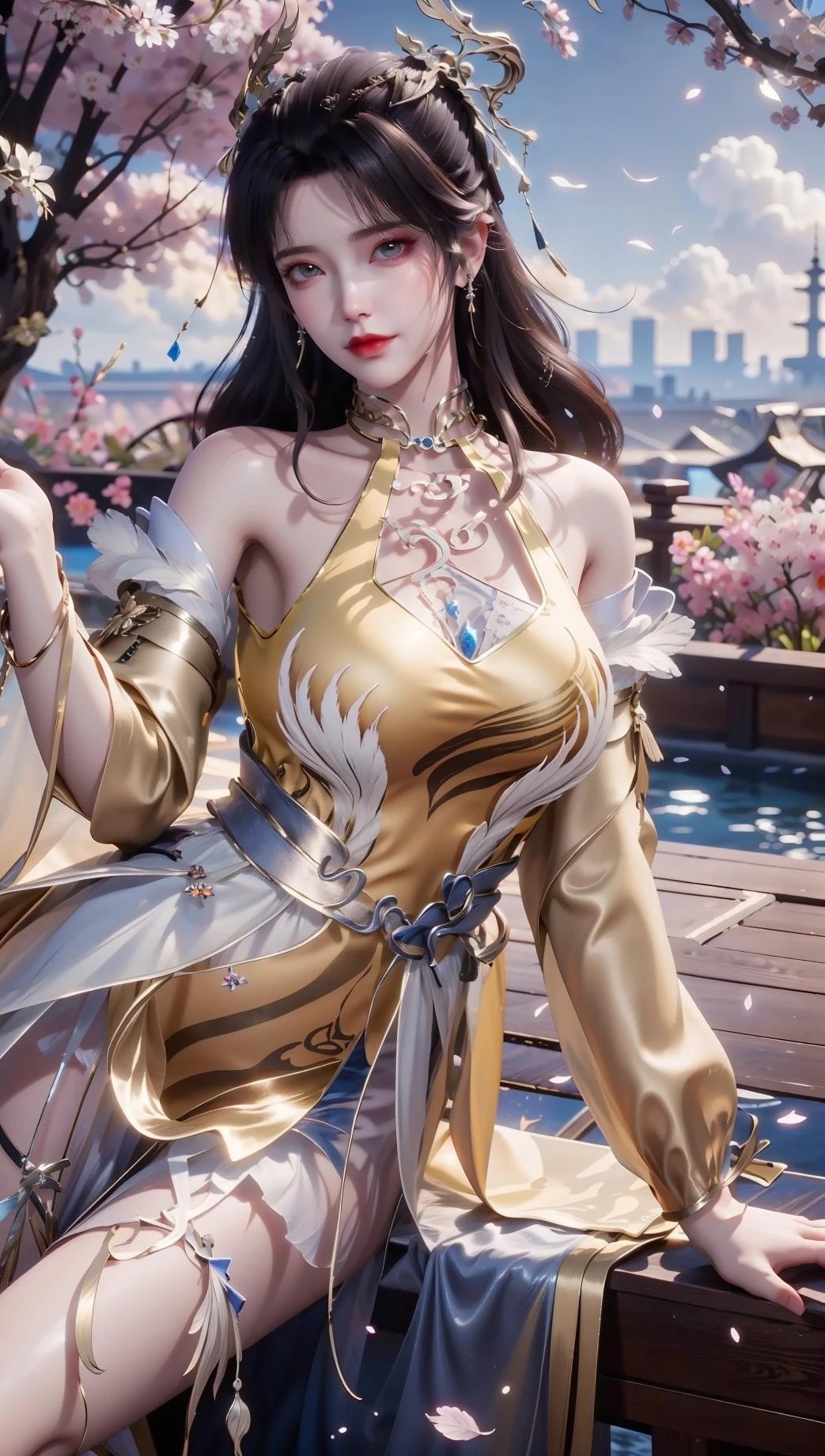 雪落兮高清图片 灵武大陆角色壁纸 手机壁纸