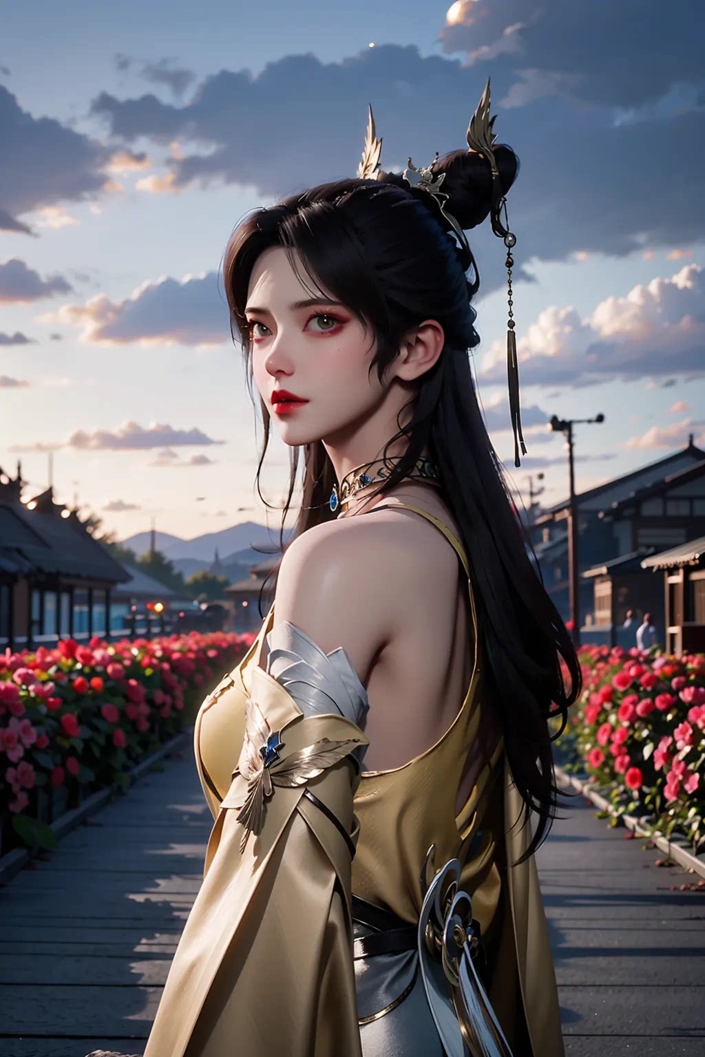 雪落兮高清图片 灵武大陆角色壁纸 手机壁纸