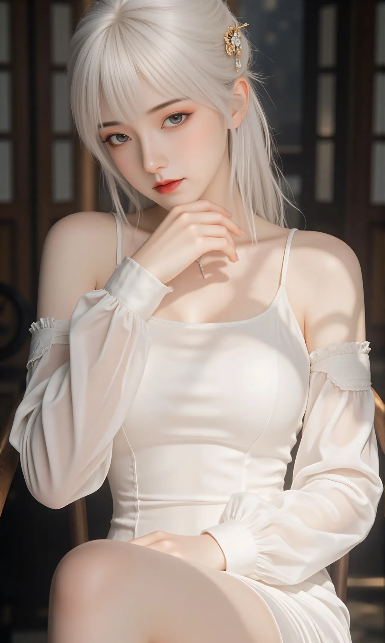 白月魁高清图片 灵笼角色壁纸 手机壁纸