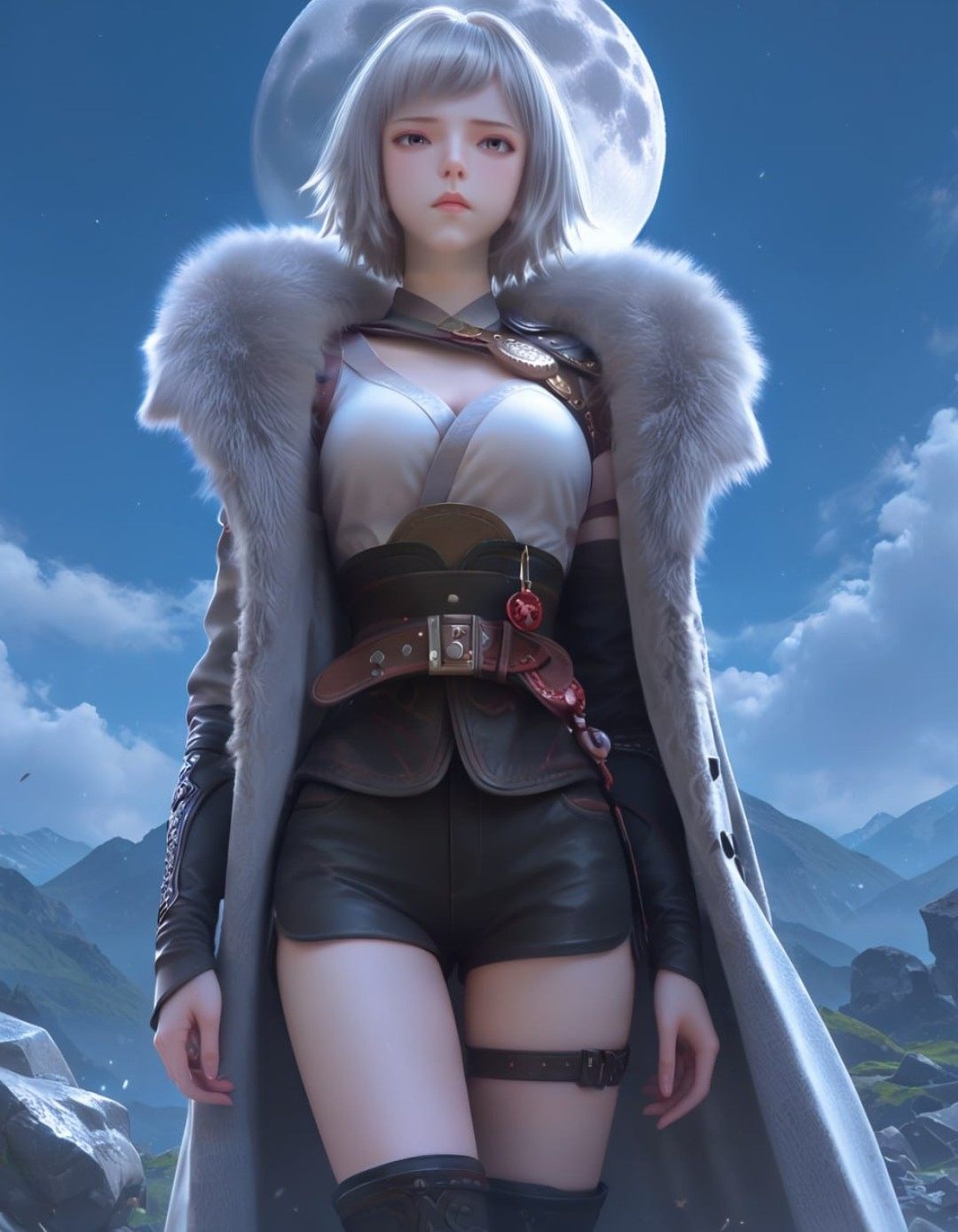 白月魁高清图片 灵笼角色壁纸 手机壁纸