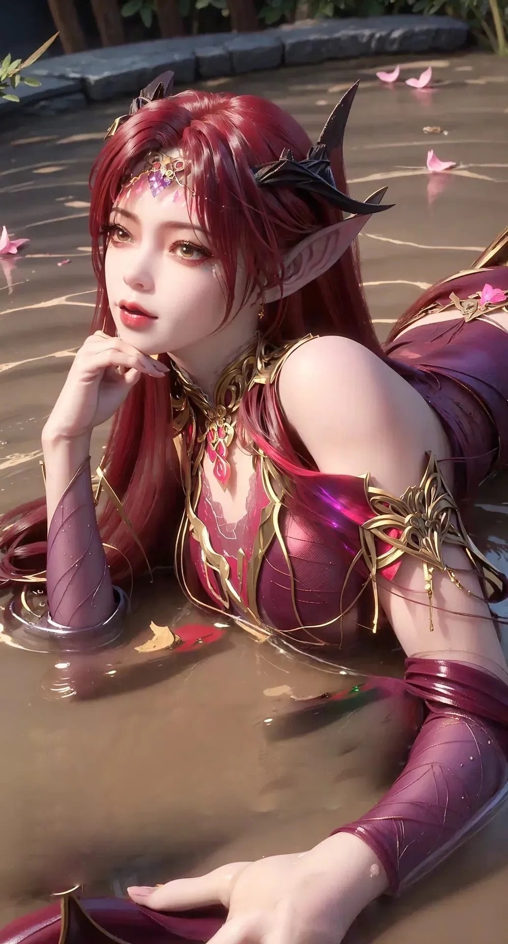 妖月高清图片 百炼成神角色壁纸 手机壁纸