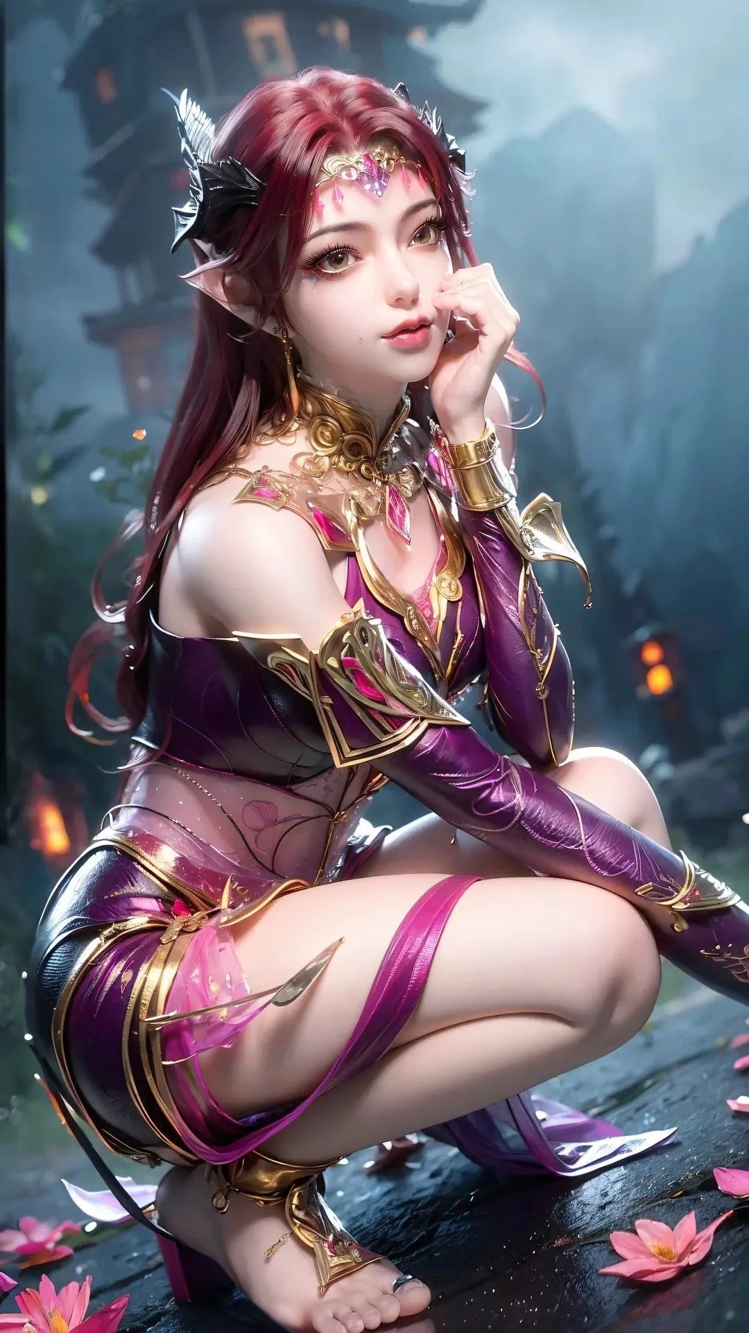 妖月高清图片 百炼成神角色壁纸 手机壁纸