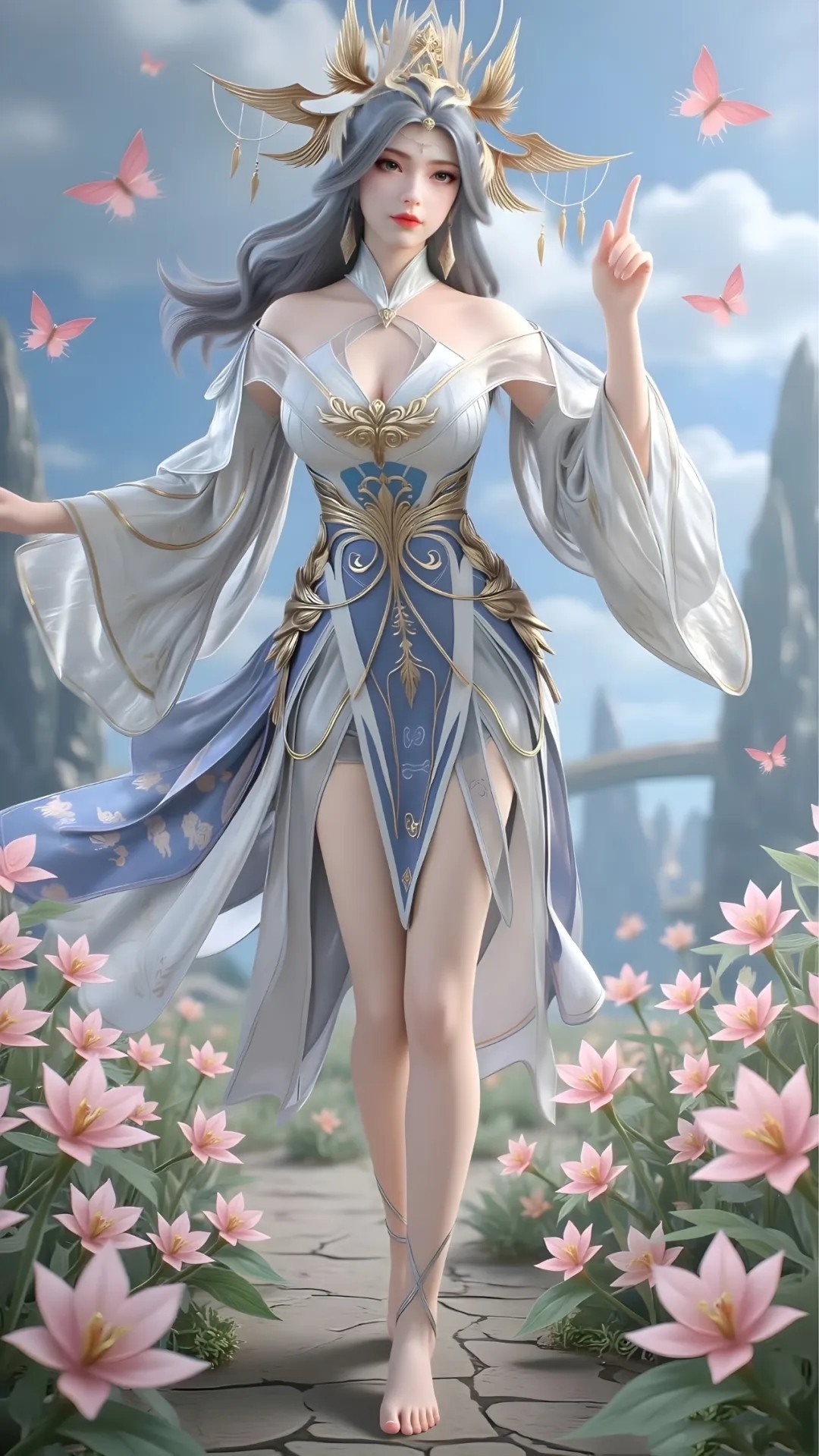 宁雨蝶高清图片 百炼成神角色壁纸 手机壁纸