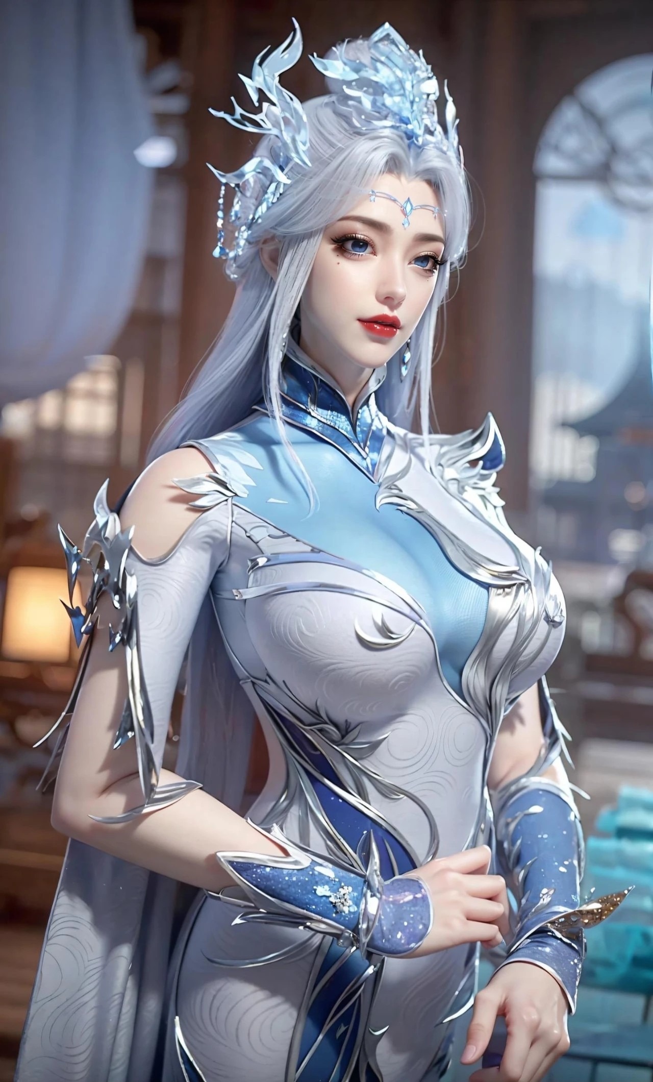 宁雨蝶高清图片 百炼成神角色壁纸 手机壁纸