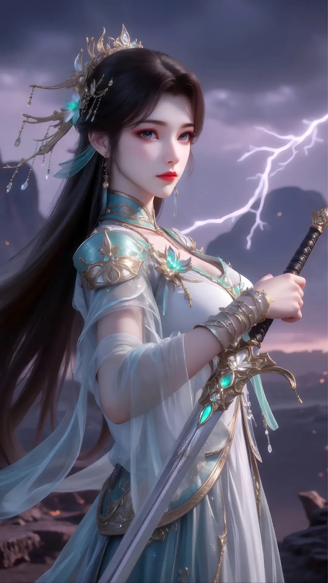 溪幼琴高清图片 百炼成神角色壁纸 手机壁纸