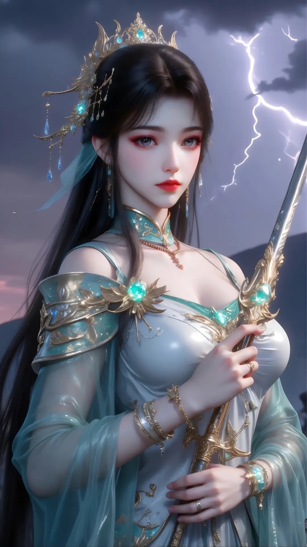 溪幼琴高清图片 百炼成神角色壁纸 手机壁纸