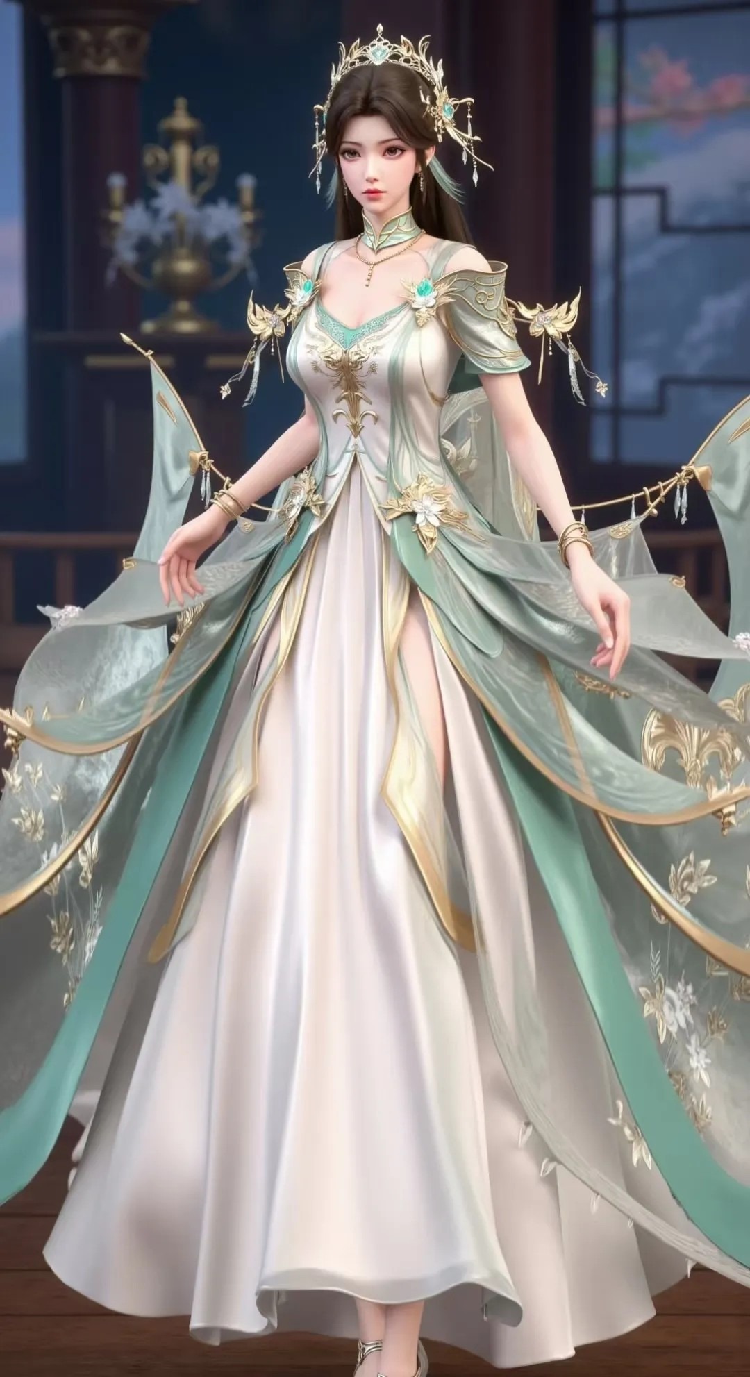 溪幼琴高清图片 百炼成神角色壁纸 手机壁纸