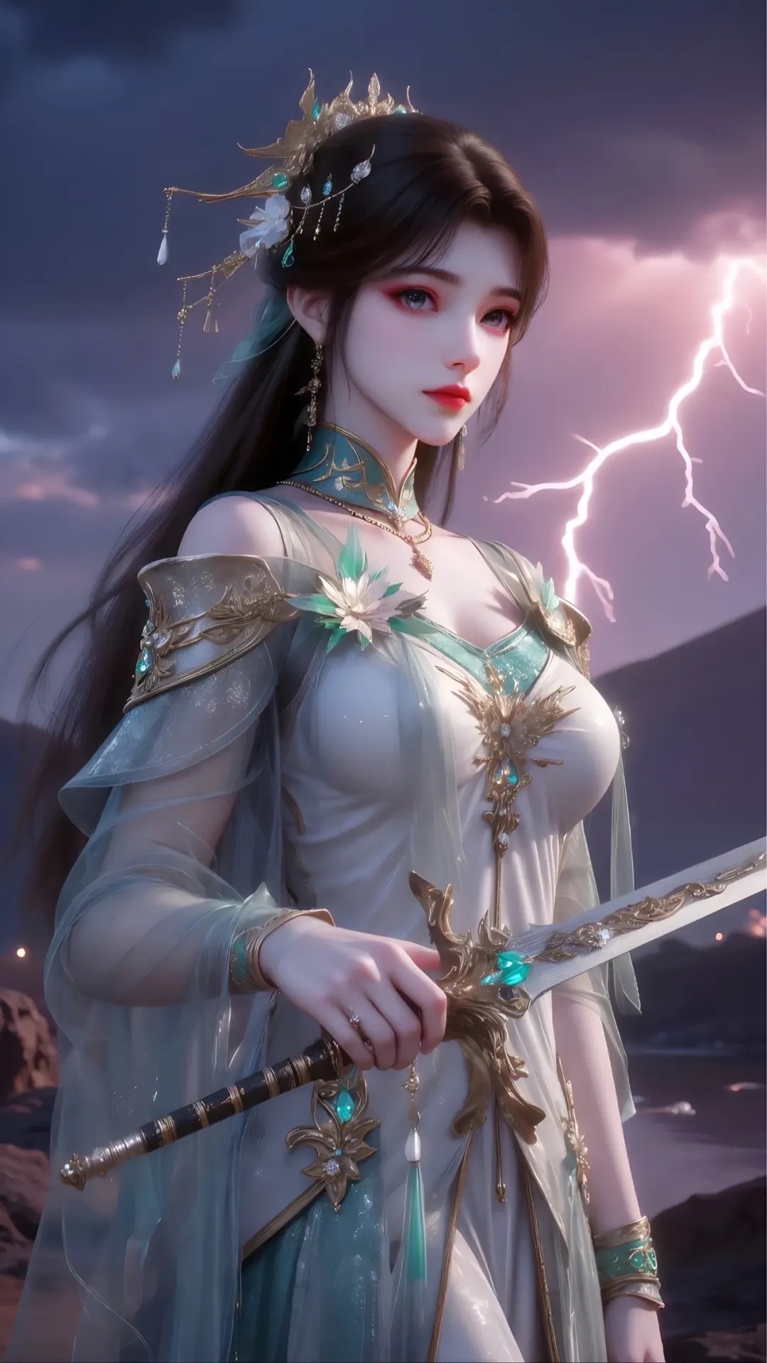 溪幼琴高清图片 百炼成神角色壁纸 手机壁纸