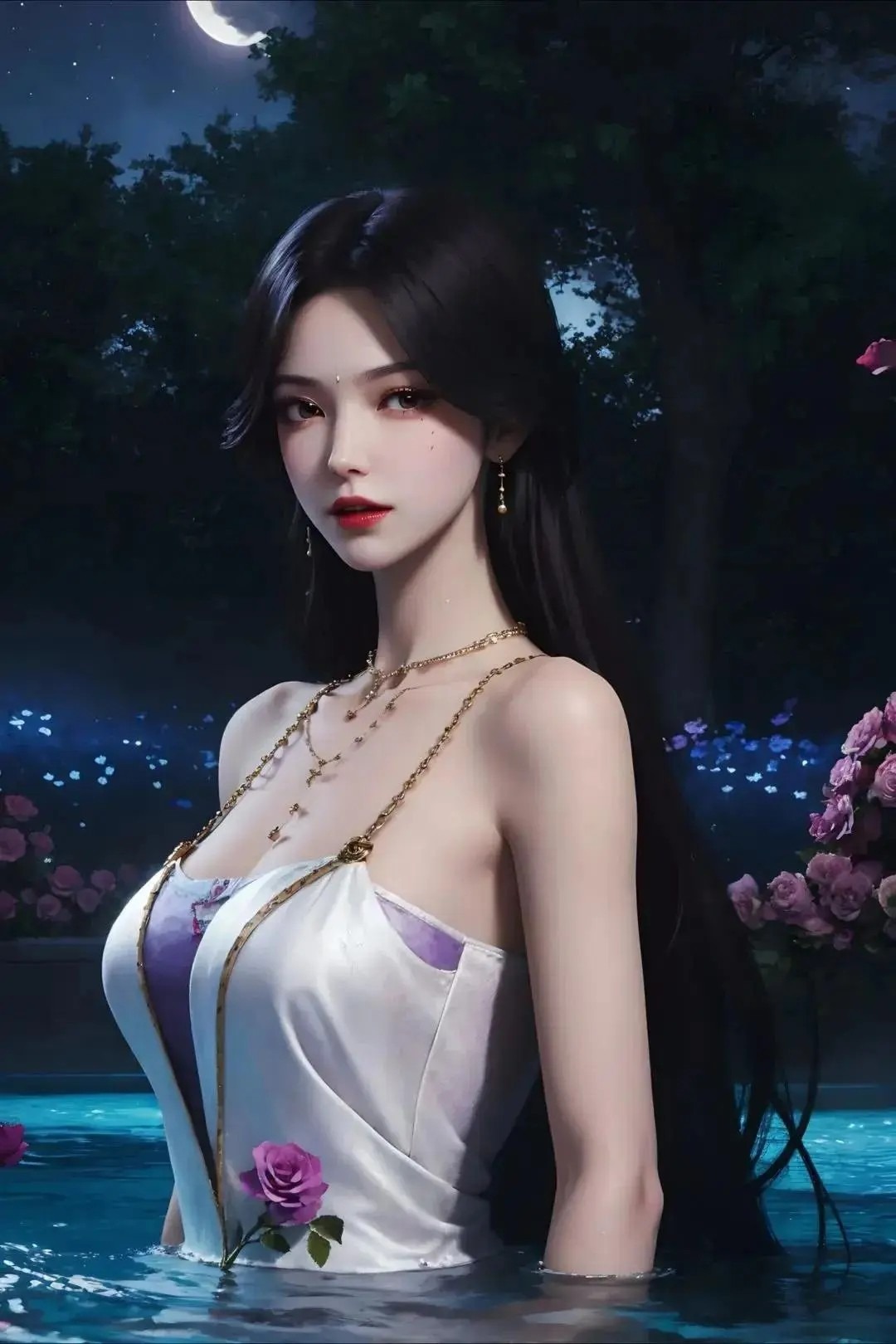 月夜高清图片 神印王座角色壁纸 手机壁纸