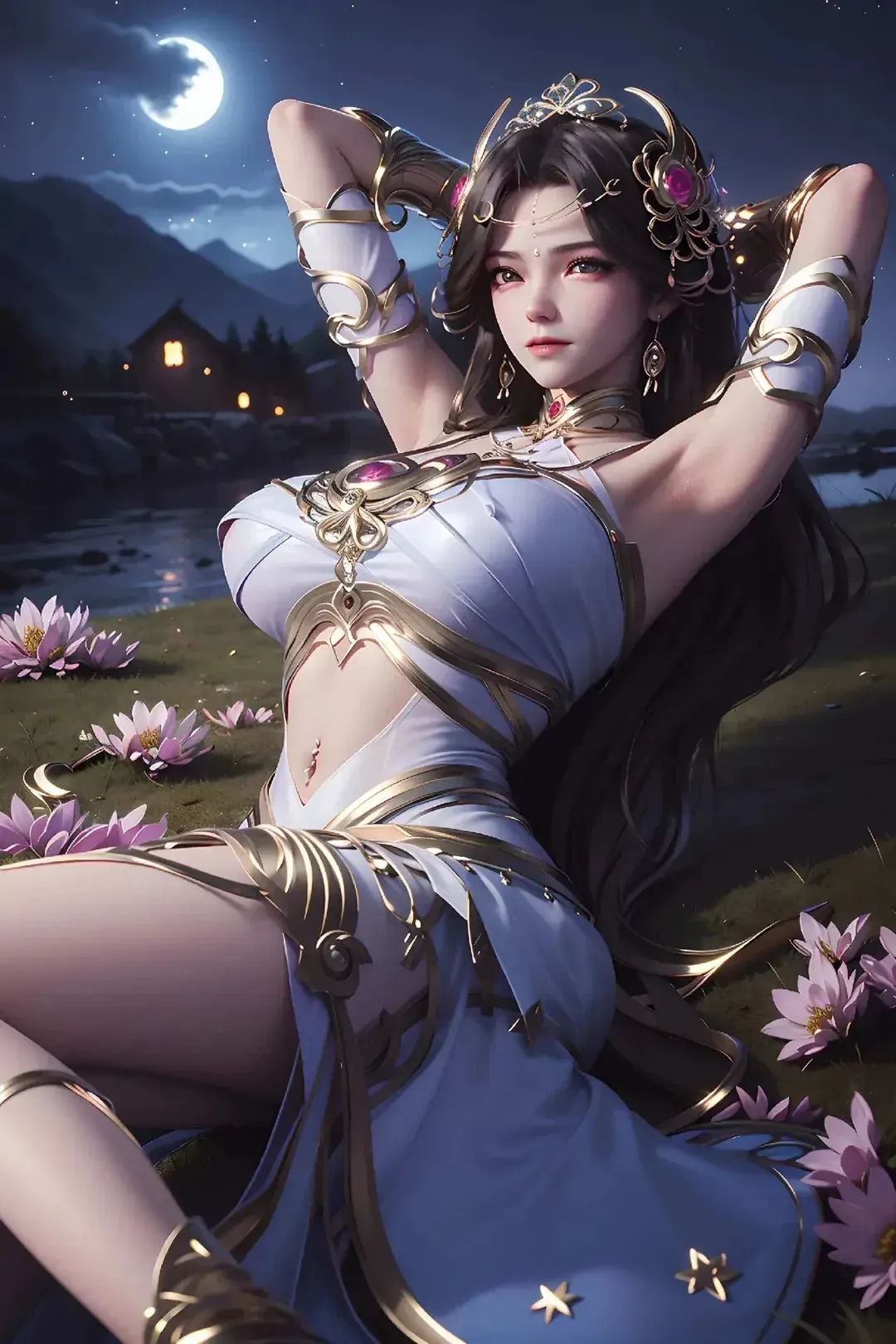 月夜高清图片 神印王座角色壁纸 手机壁纸