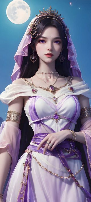 月夜高清图片_神印王座角色壁纸_手机壁纸4K无水印下载