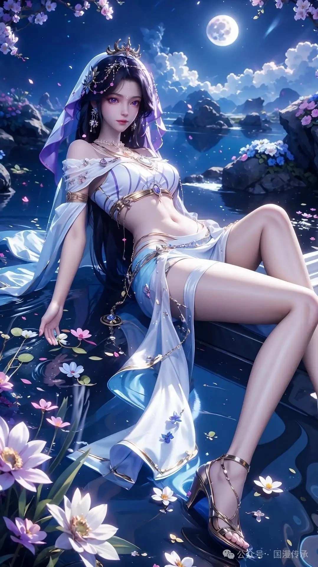 月夜高清图片 神印王座角色壁纸 手机壁纸