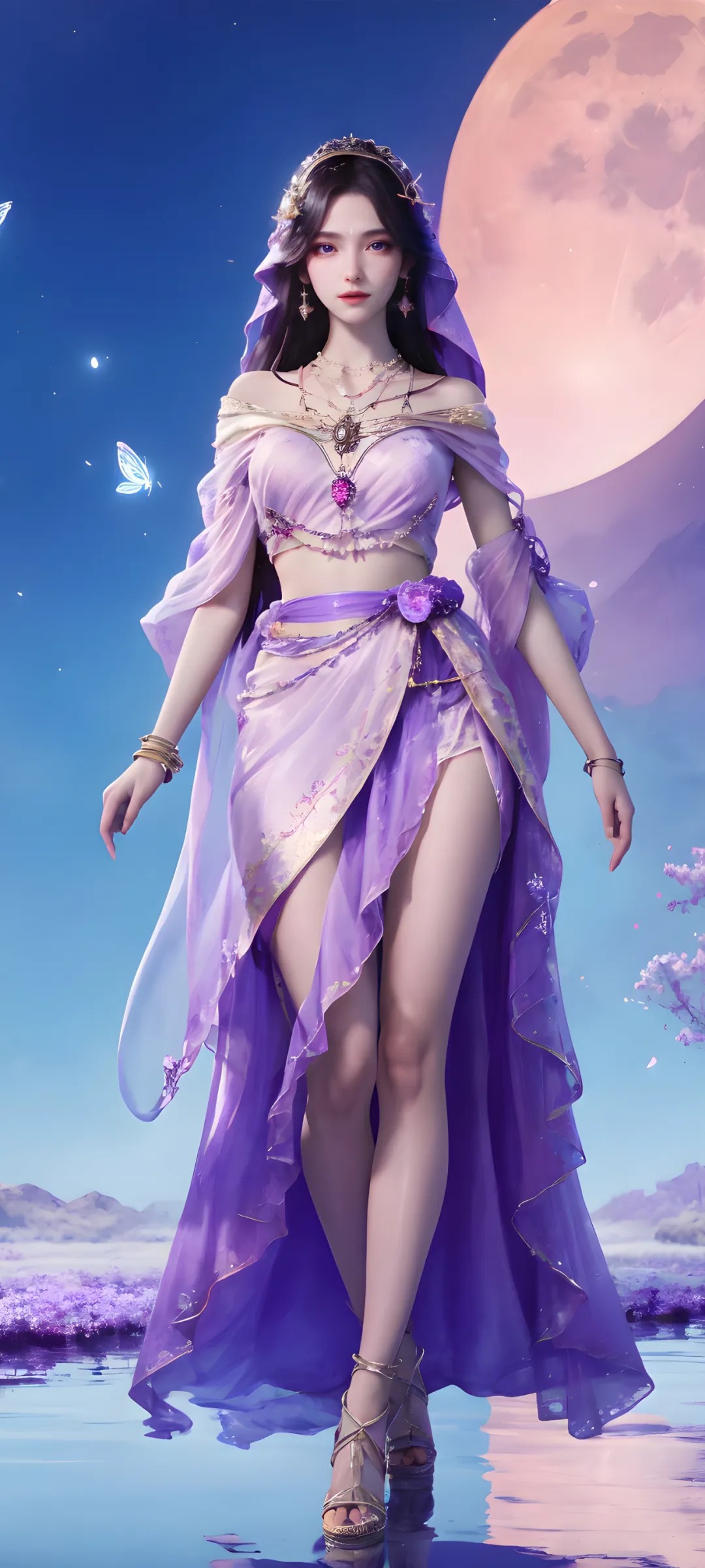 月夜高清图片 神印王座角色壁纸 手机壁纸