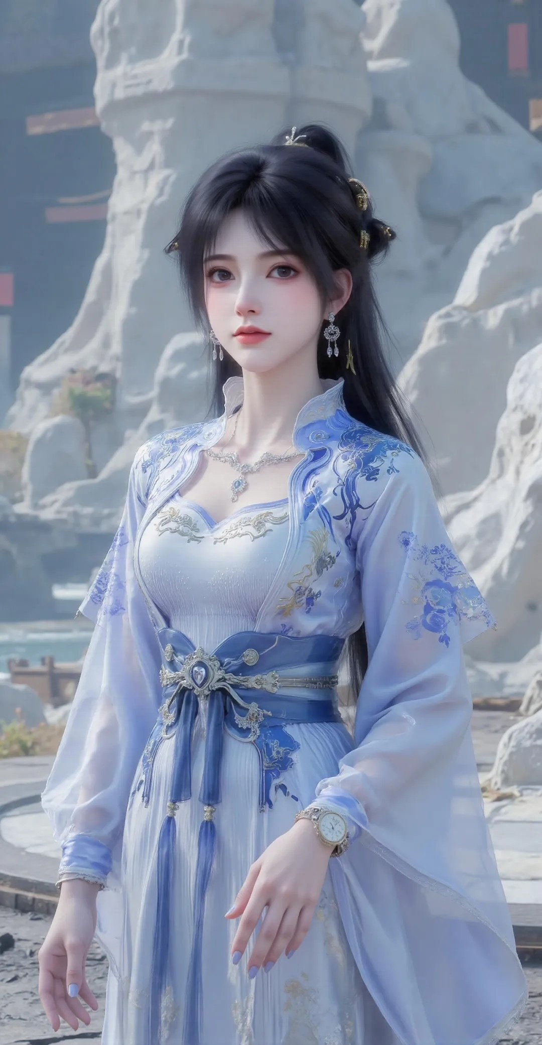 姬紫月高清图片 遮天角色壁纸 手机壁纸