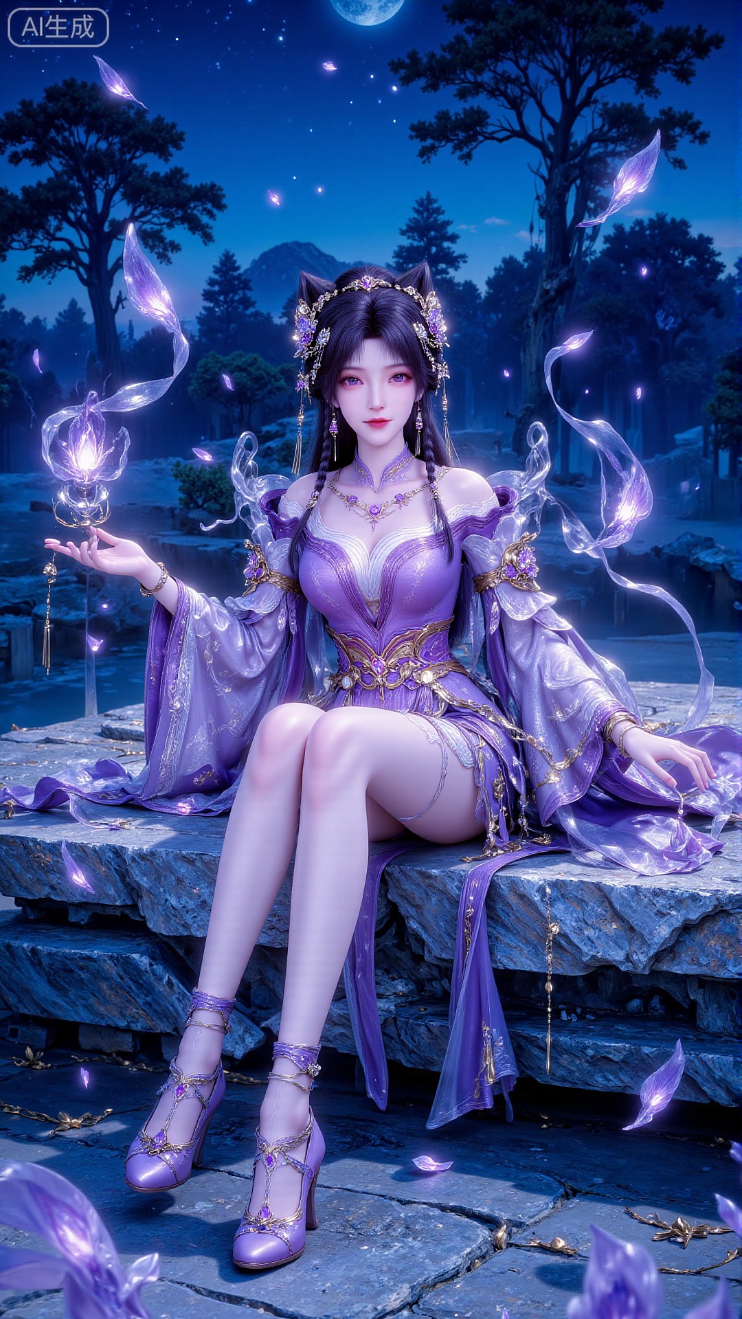 姬紫月高清图片 遮天角色壁纸 手机壁纸