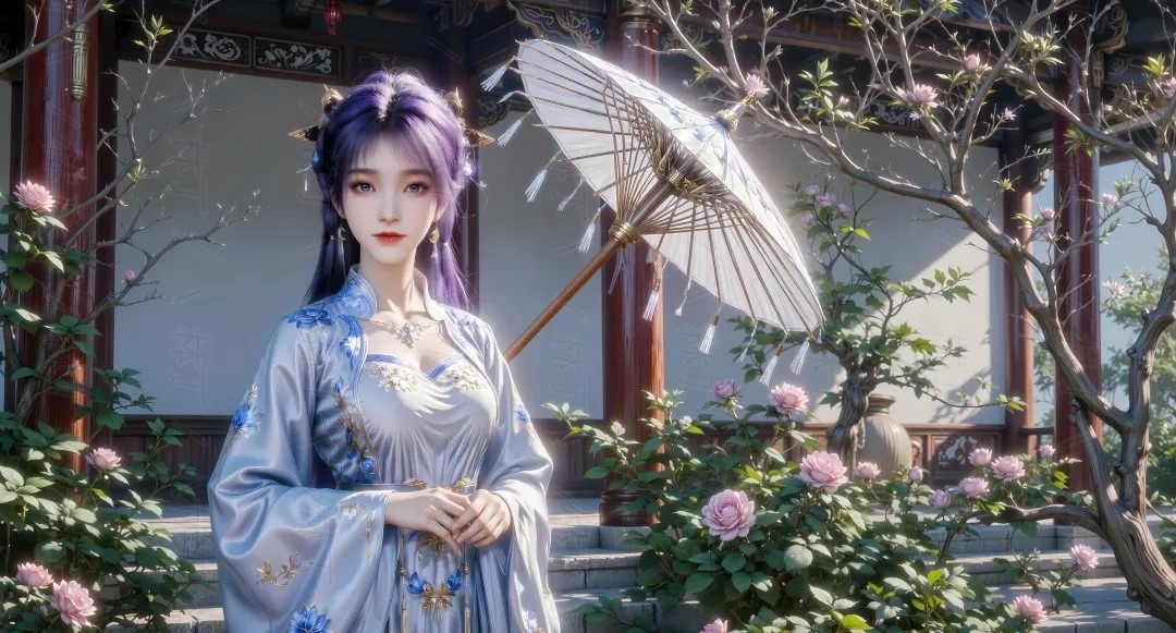 姬紫月高清图片 遮天角色壁纸 手机壁纸