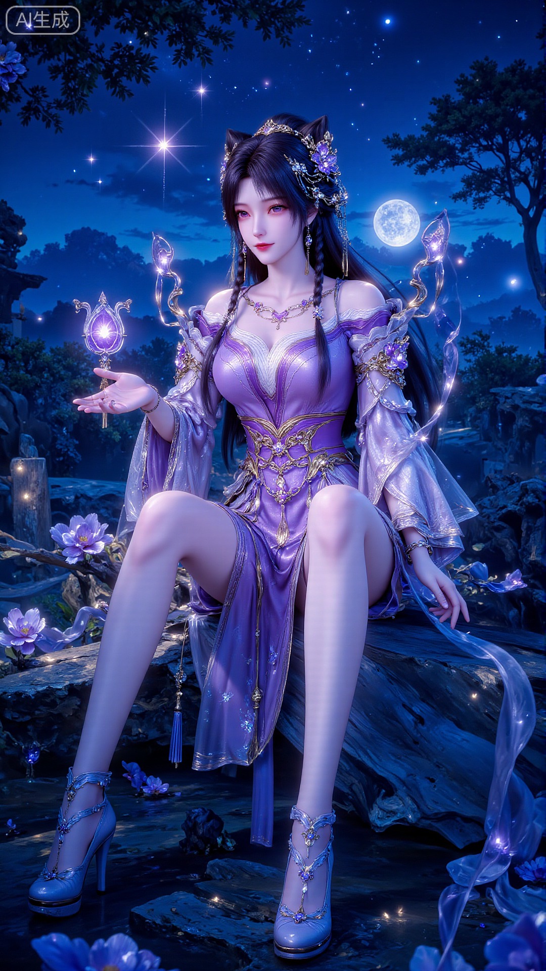 姬紫月高清图片 遮天角色壁纸 手机壁纸