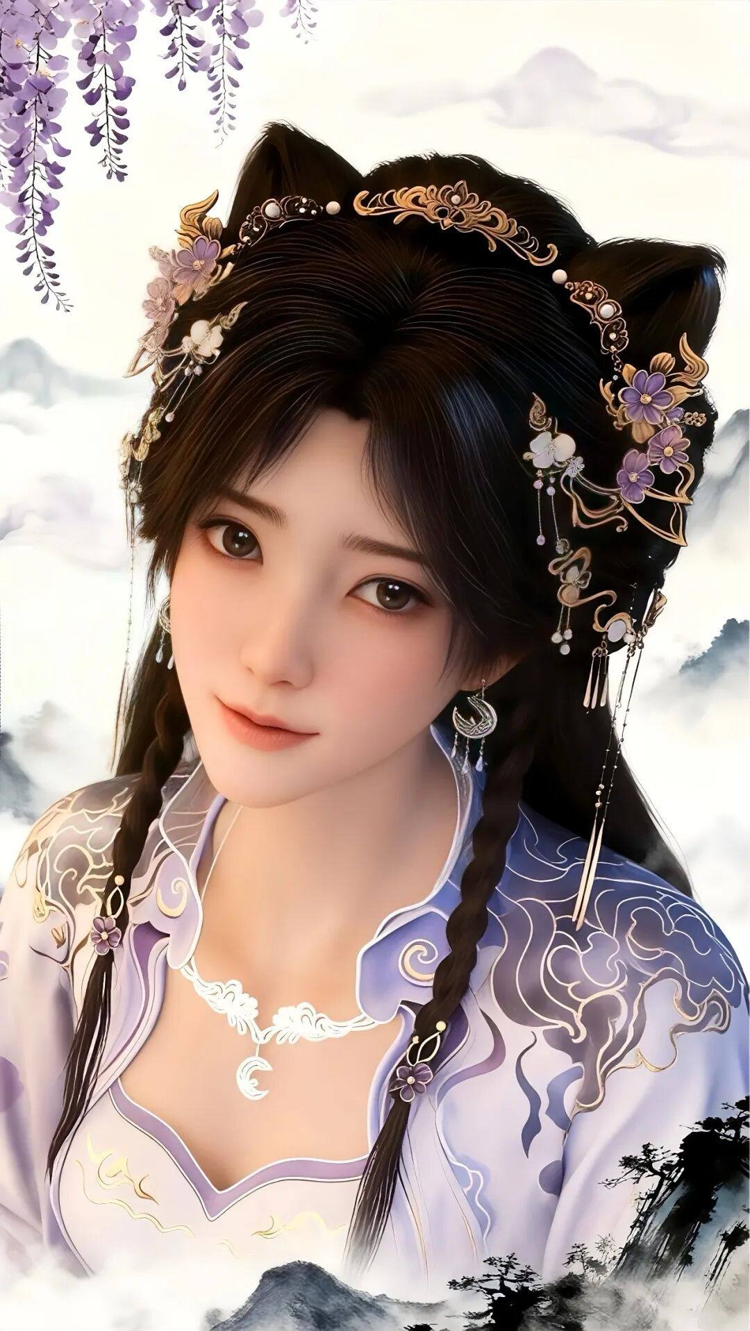 姬紫月高清图片 遮天角色壁纸 手机壁纸