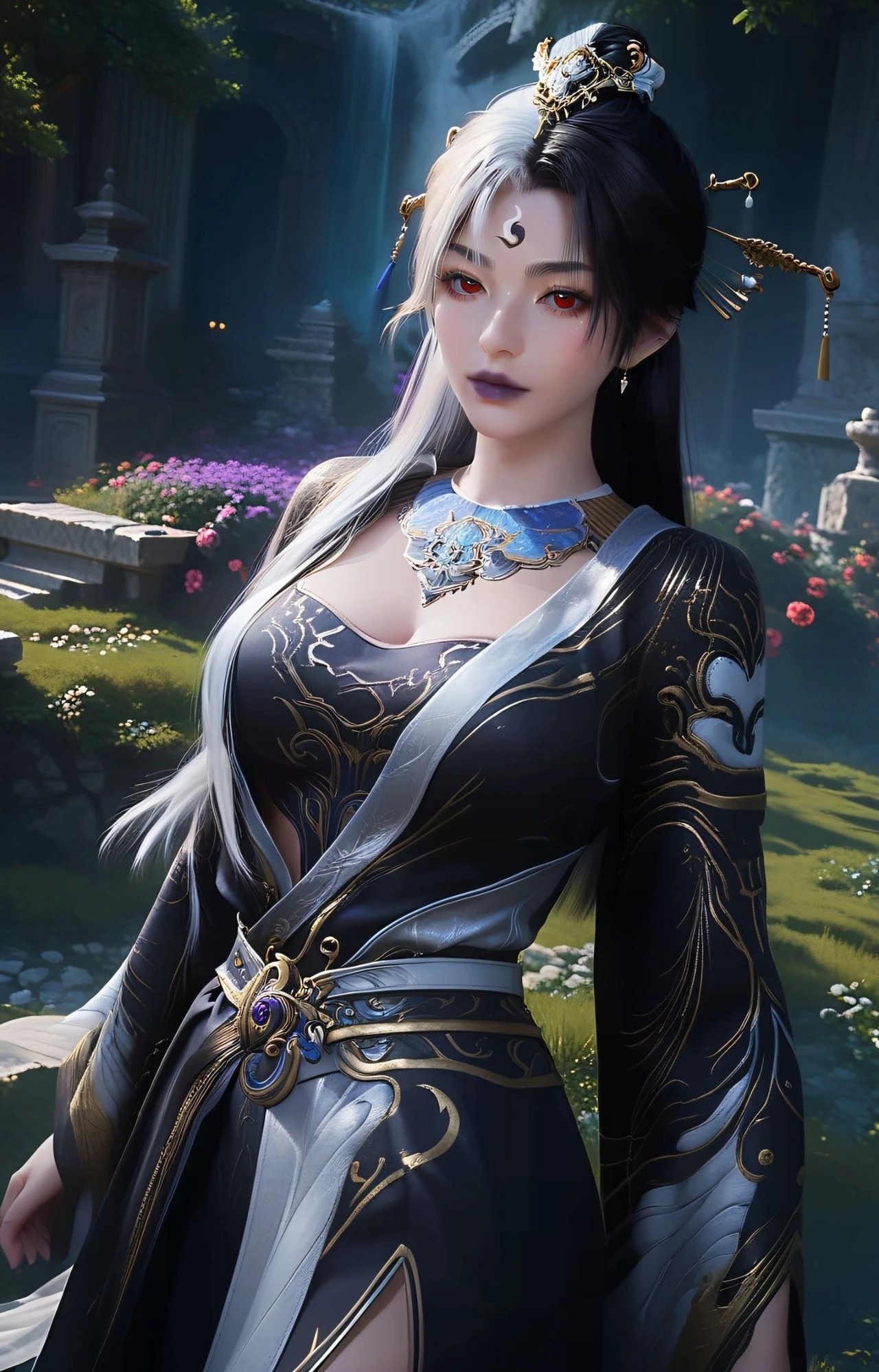 阴阳圣女高清图片 遮天角色壁纸 手机壁纸